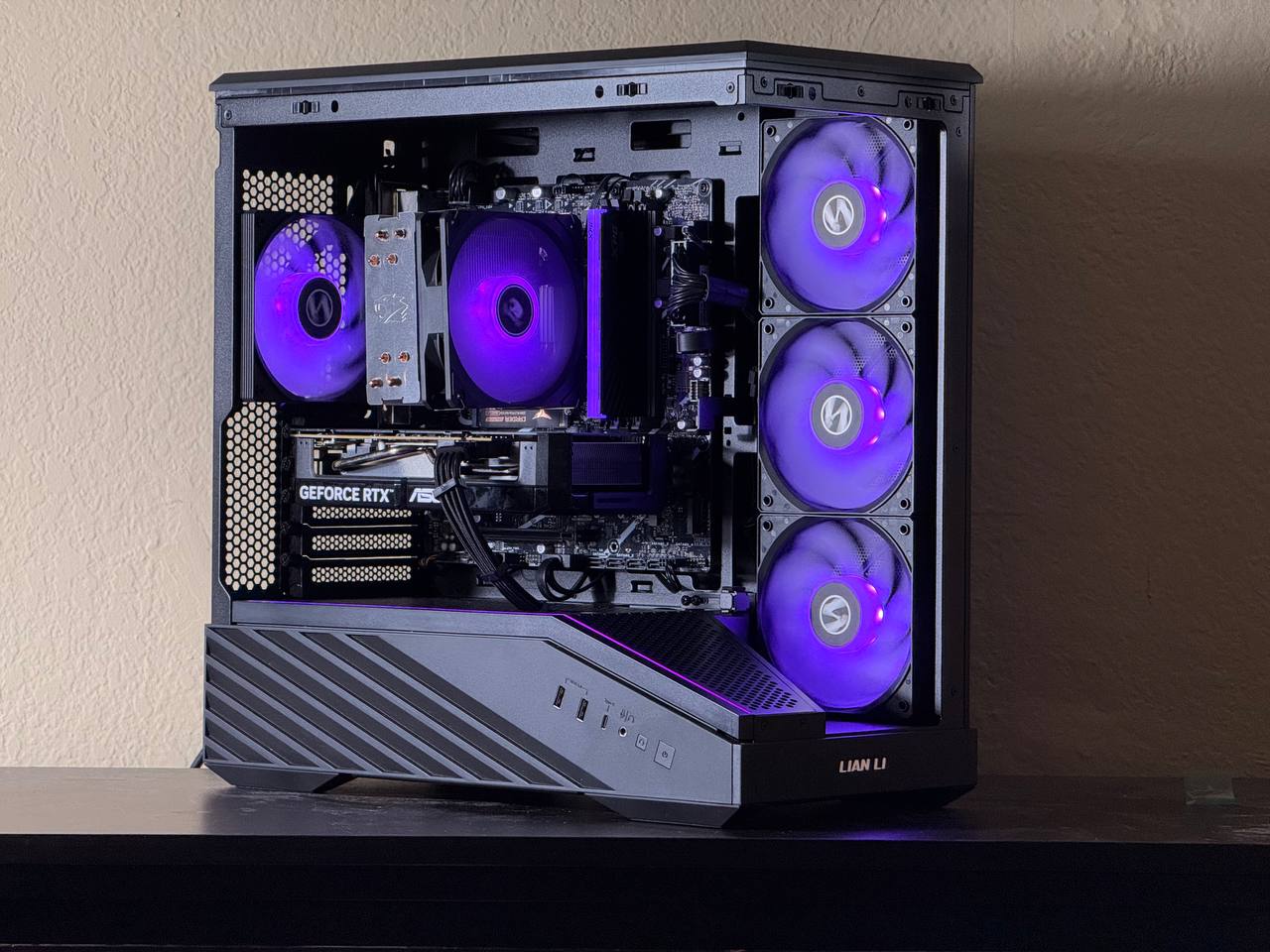 FREE SHIPPING 🖤🌈 Black RGB Gaming PC | RTX 5060 | Intel Core i7-14700F | 1 TB NVME | 16 GB RAM🌈🖤