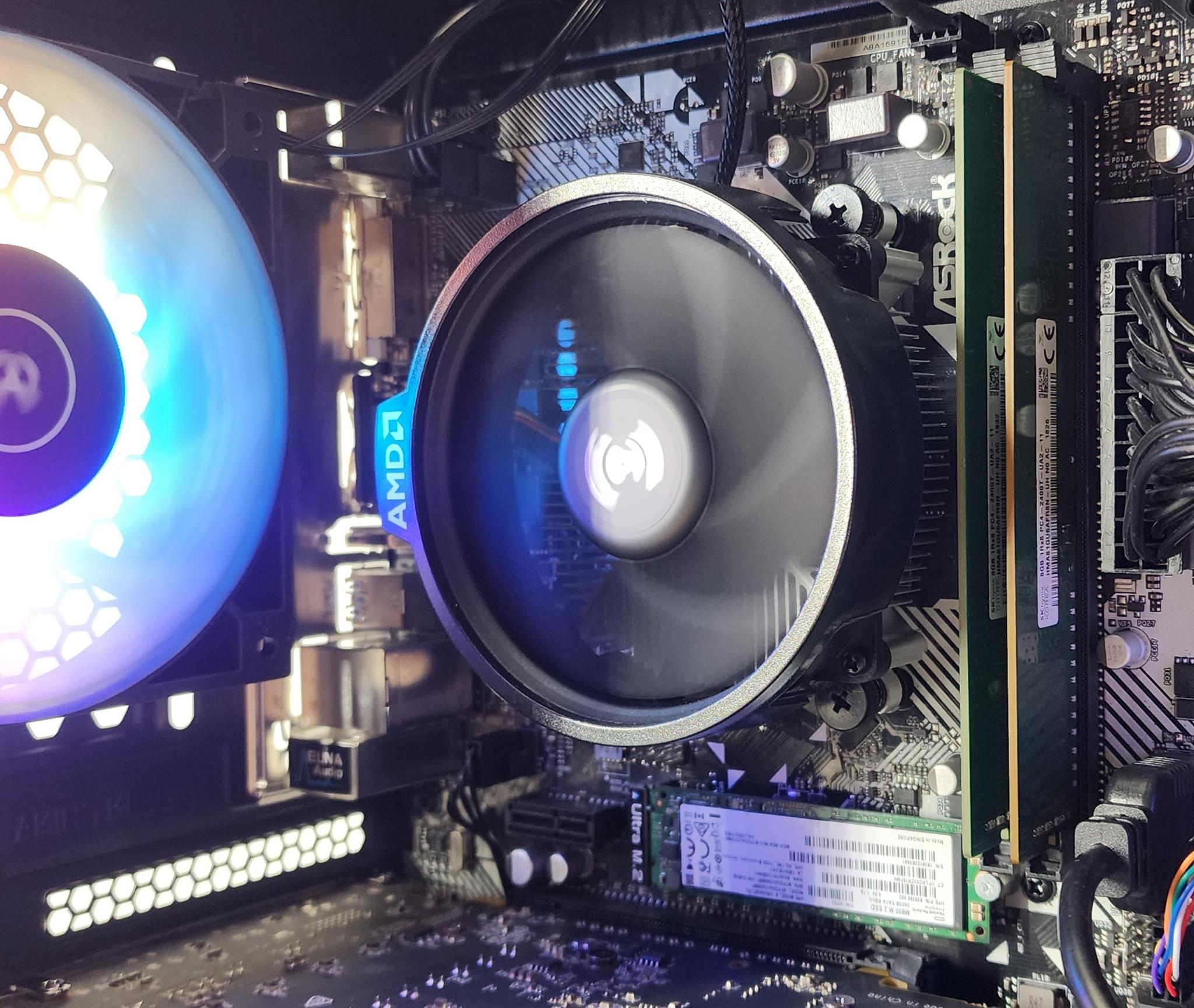 Gaming PC Ryzen 5 3600 16GB RAM 256GB SSD + 1TB HDD RX 470 8GB Win11 Computer