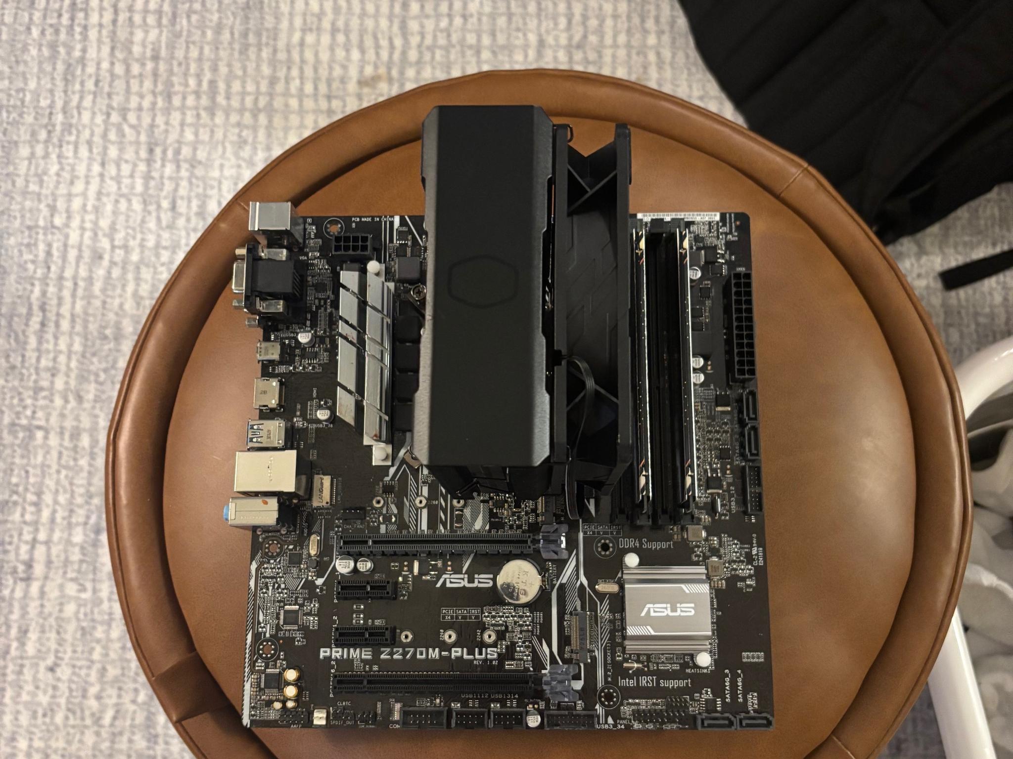 CPU MOTHERBOARD RAM COMBO Intel I5 7500 Asus PRIME z270-m Plus 16GB RAM