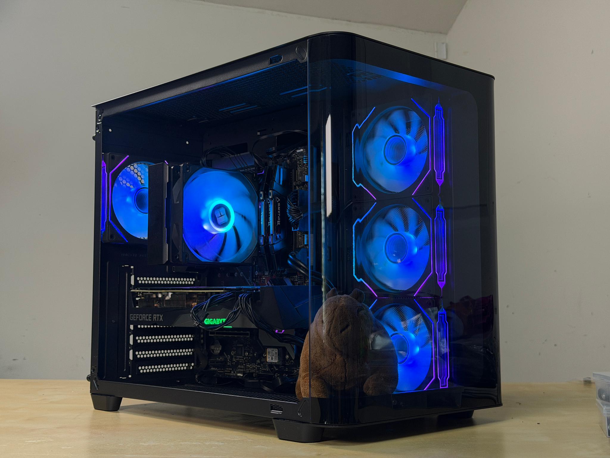 🖤♠️ 1440p Black Gaming PC ♠️🖤 RTX 3070 | Ryzen 5 5500 | 16gb RAM | 500gb NVME SSD | Wifi + BT