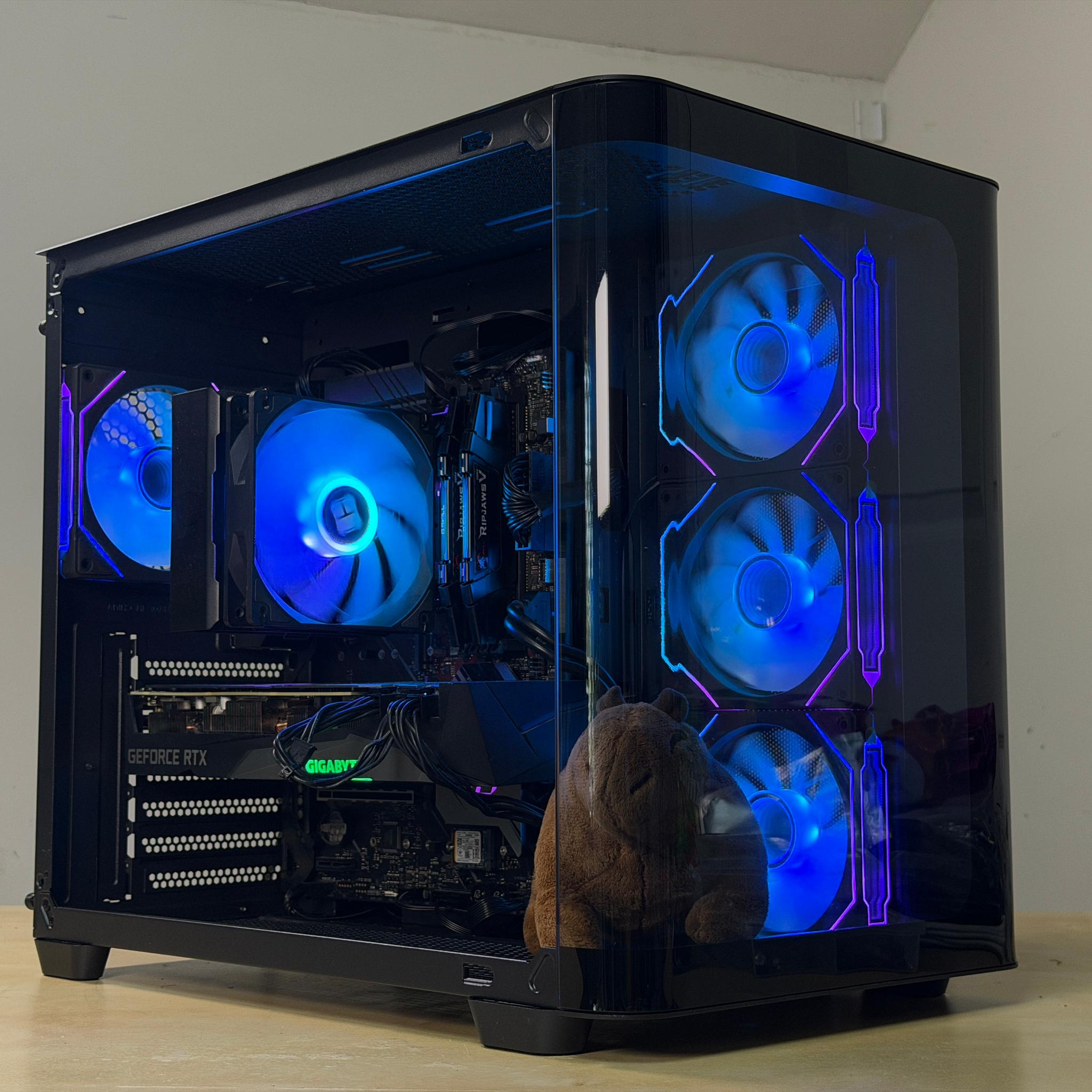 🖤♠️ 1440p Black Gaming PC ♠️🖤 RTX 3070 | Ryzen 5 5500 | 16gb RAM | 500gb NVME SSD | Wifi + BT