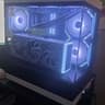 WHITE AND BLACK 4K/1440P POWERFUL GAMING/STREAMING PC:4080, 7800X3D, 2TB 980 PRO, 32GB DOMINATOR RAM