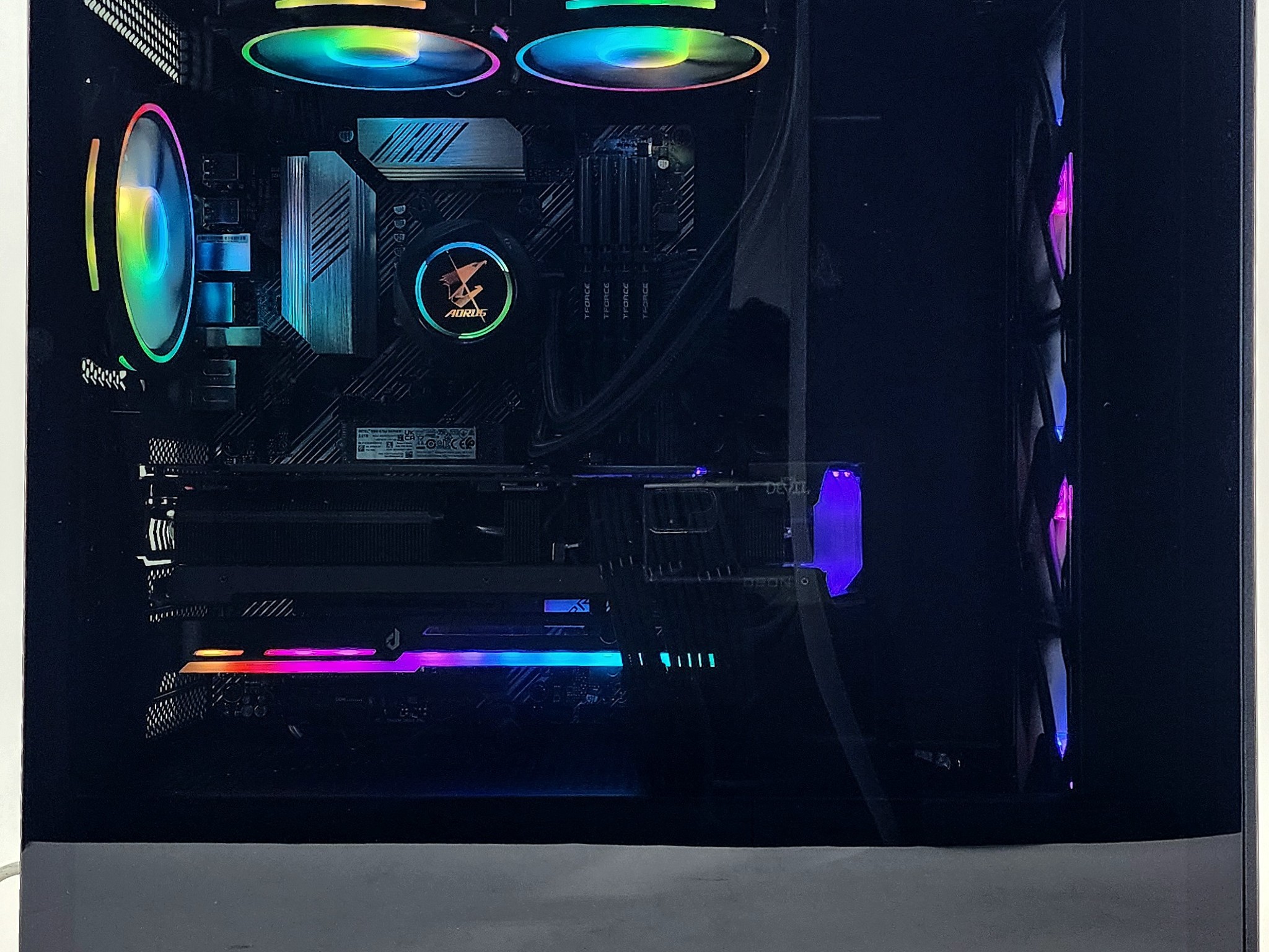 Gaming PC Ryzen 7 5700X3D 32GB RAM 2TB SSD RX 6900 XT 16GB Windows 11 Computer