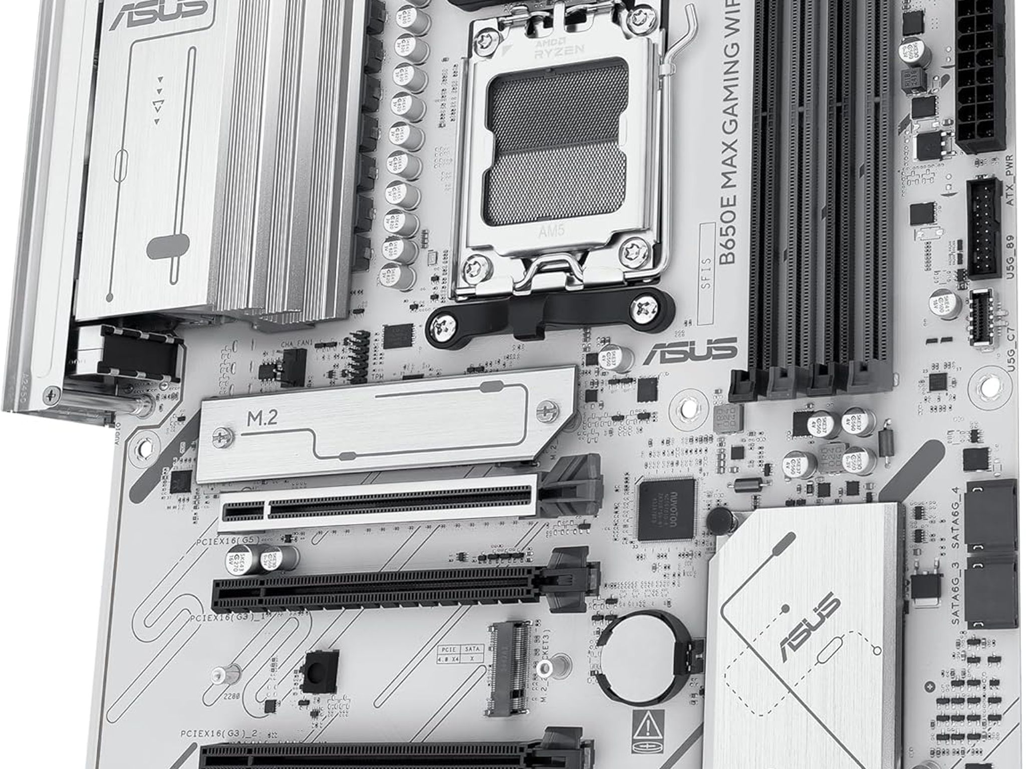 ASUS B650E MAX GAMING WIFI W AMD B650E AM5 DDR5 ATX Desktop Motherboard