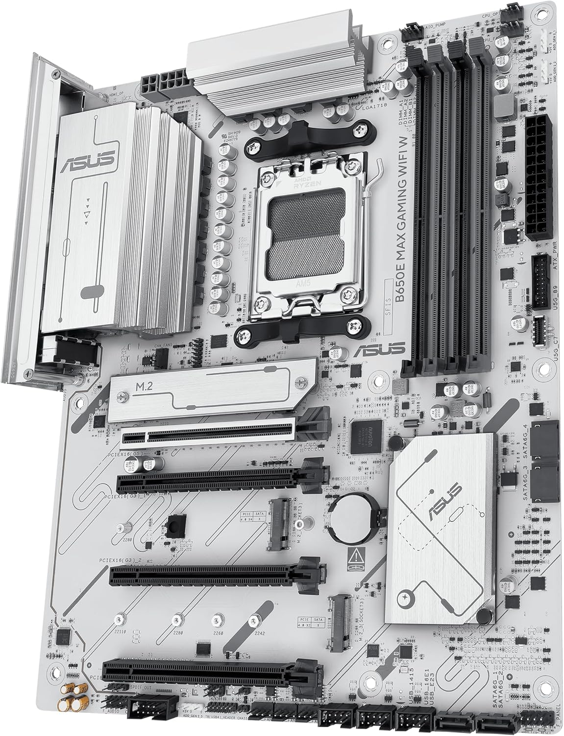 ASUS B650E MAX GAMING WIFI W AMD B650E AM5 DDR5 ATX Desktop Motherboard