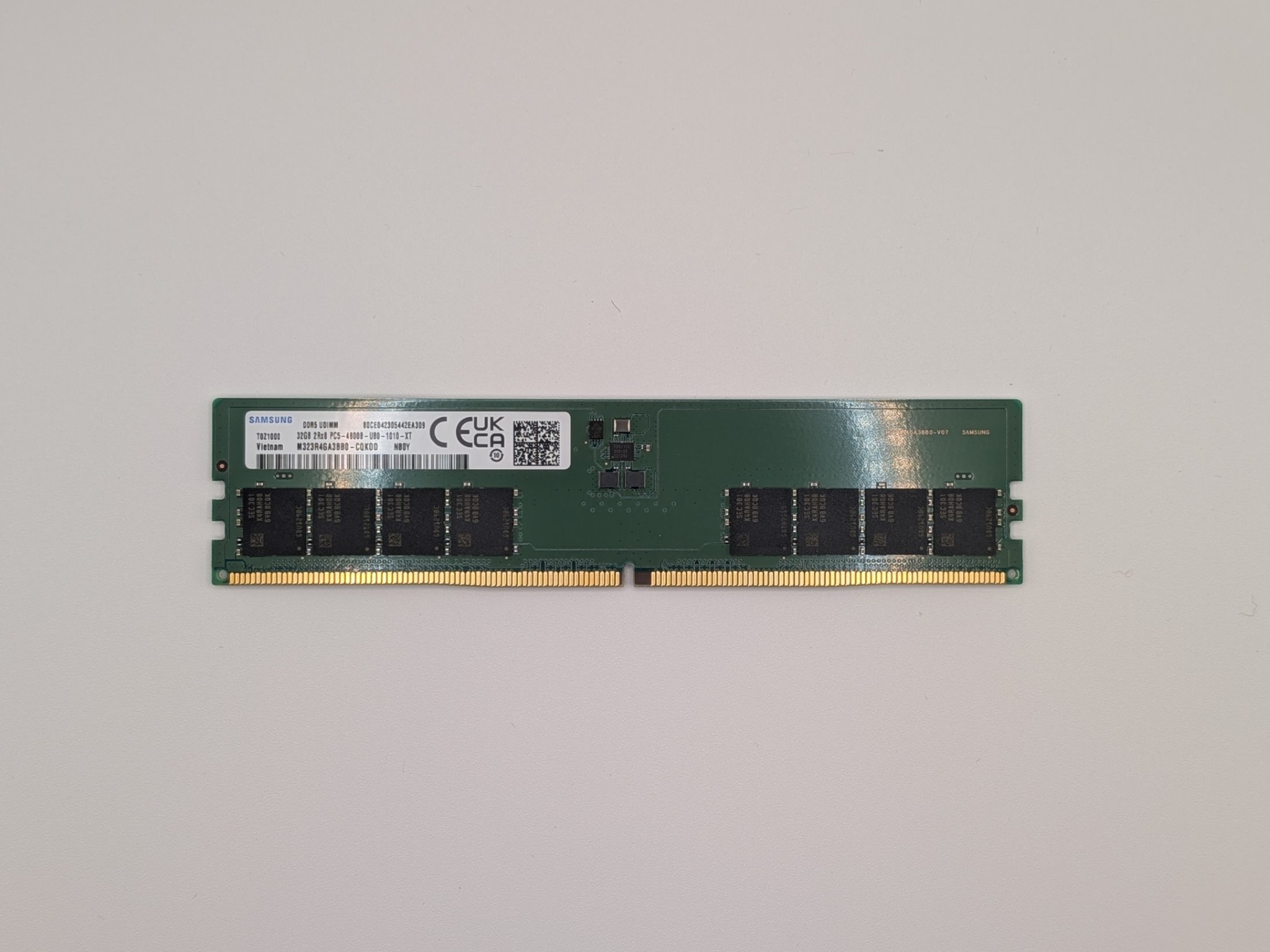 Samsung 32GB (1x32) DDR5 4800MT/s DIMM Desktop Memory