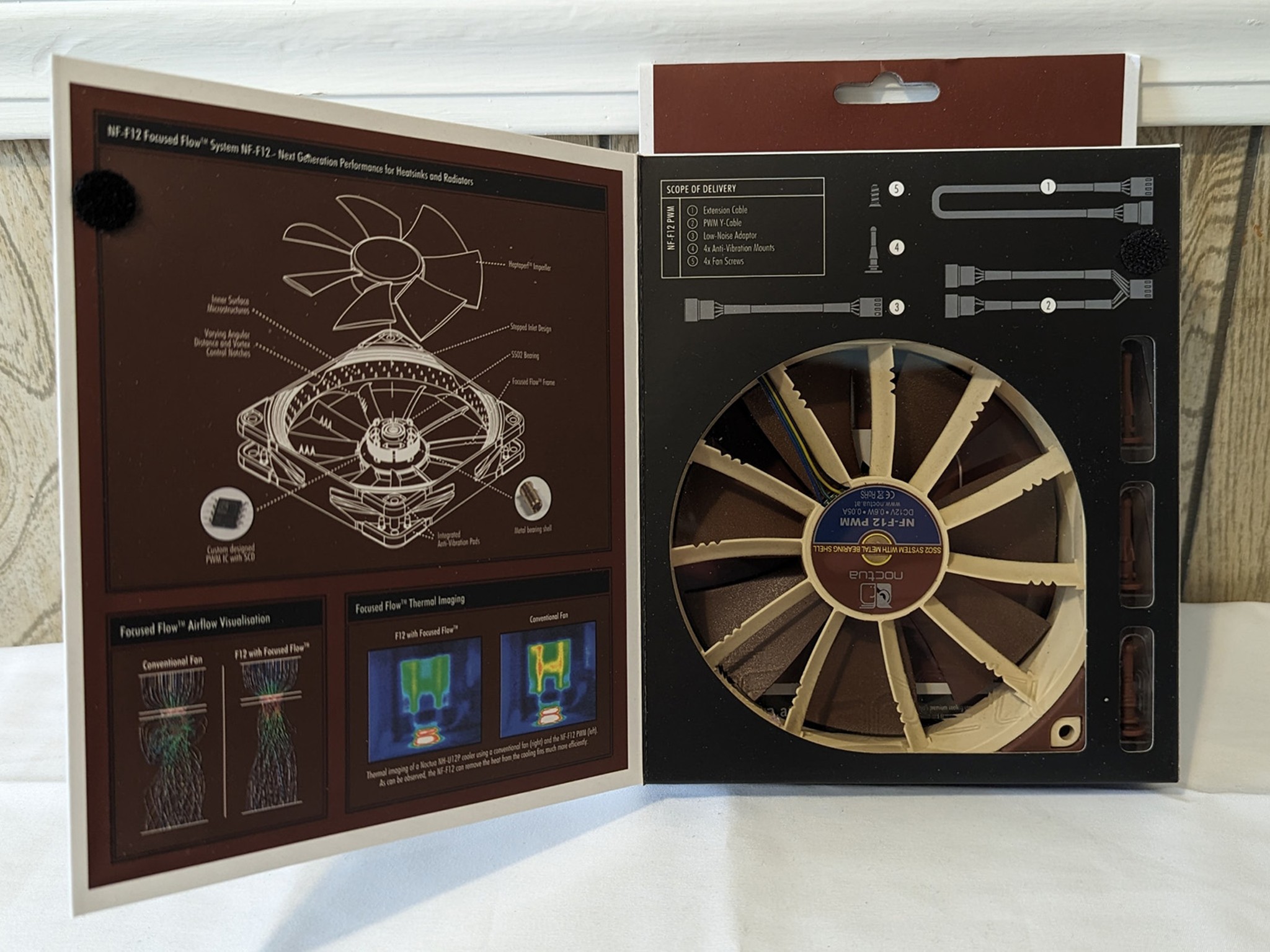 Noctua NF-F12 PWM 120mm Case/Heatsink Fans