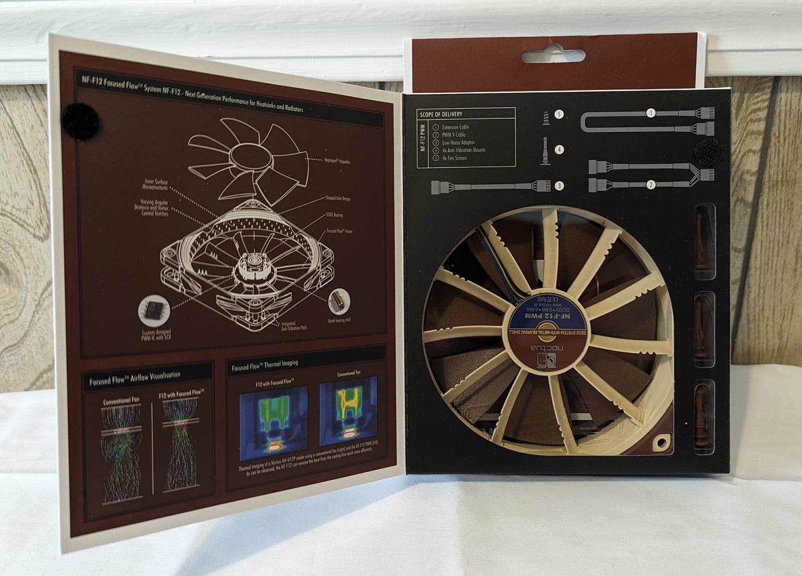 Noctua NF-F12 PWM 120mm Case/Heatsink Fans