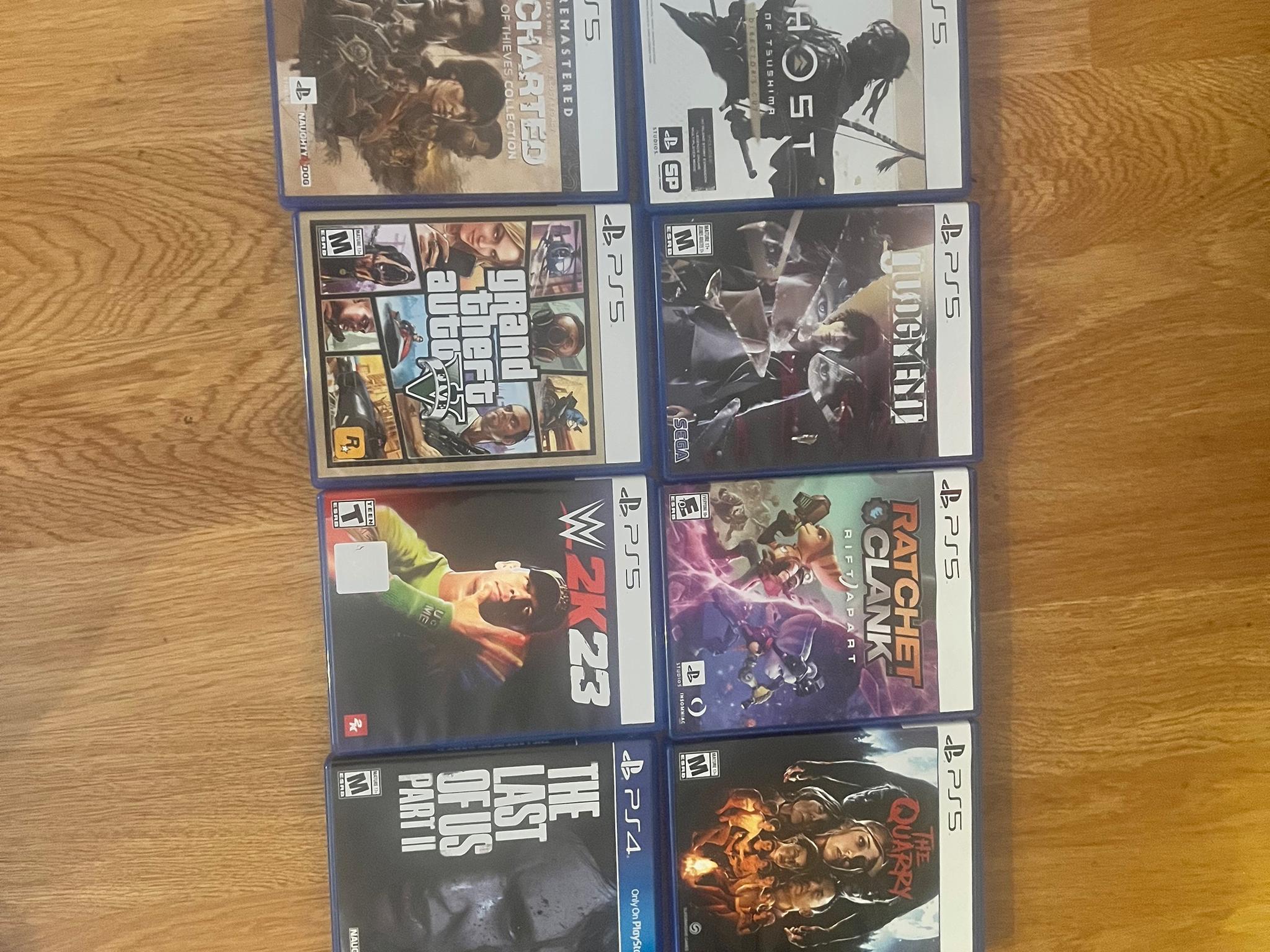 PlayStation 5 Bundle: 500GB + 2TB M.2 Drive, 2 Controllers, 12 Games - Excellent Condition!