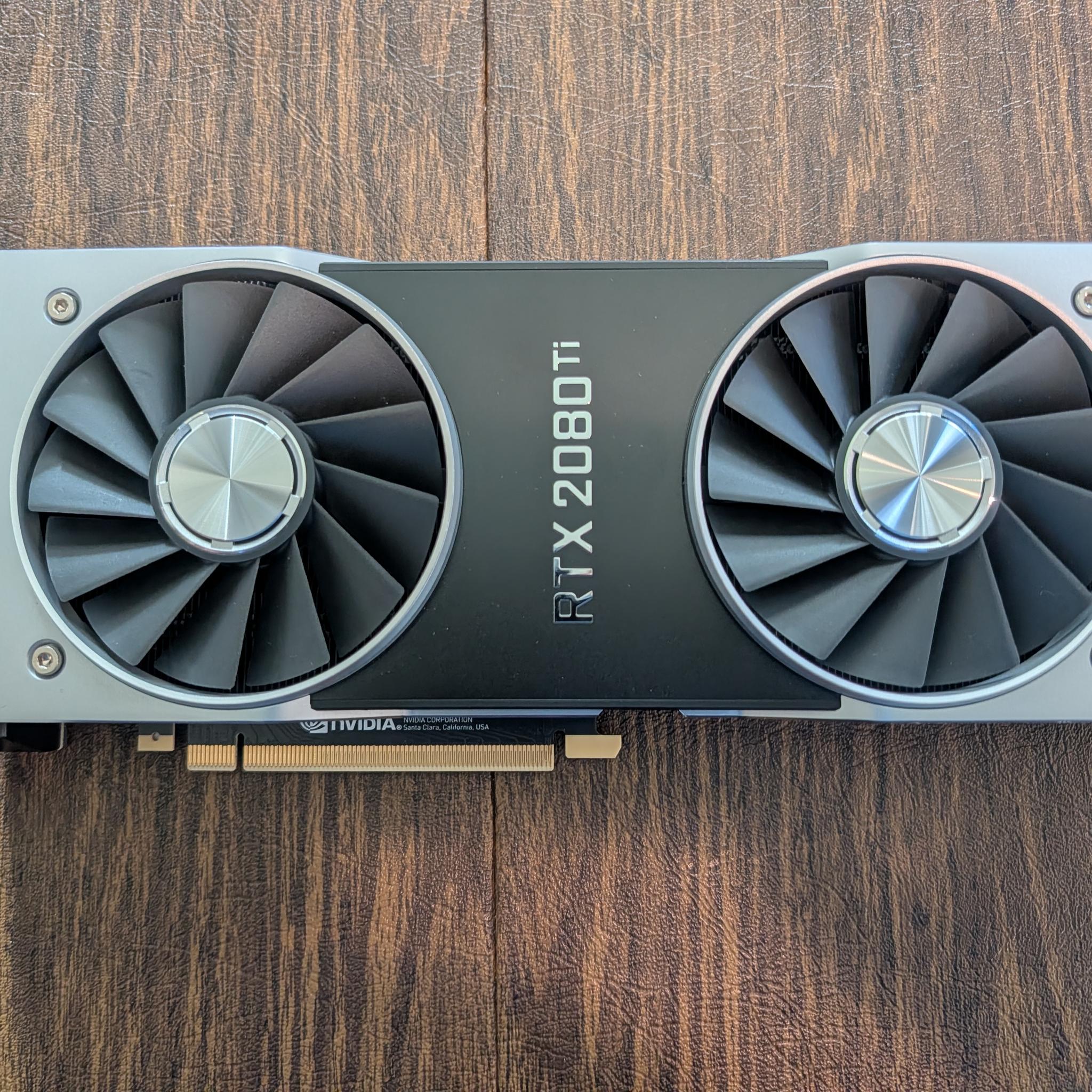 NVIDIA GeForce RTX 2080 Ti Founders Edition 11GB GDDR6