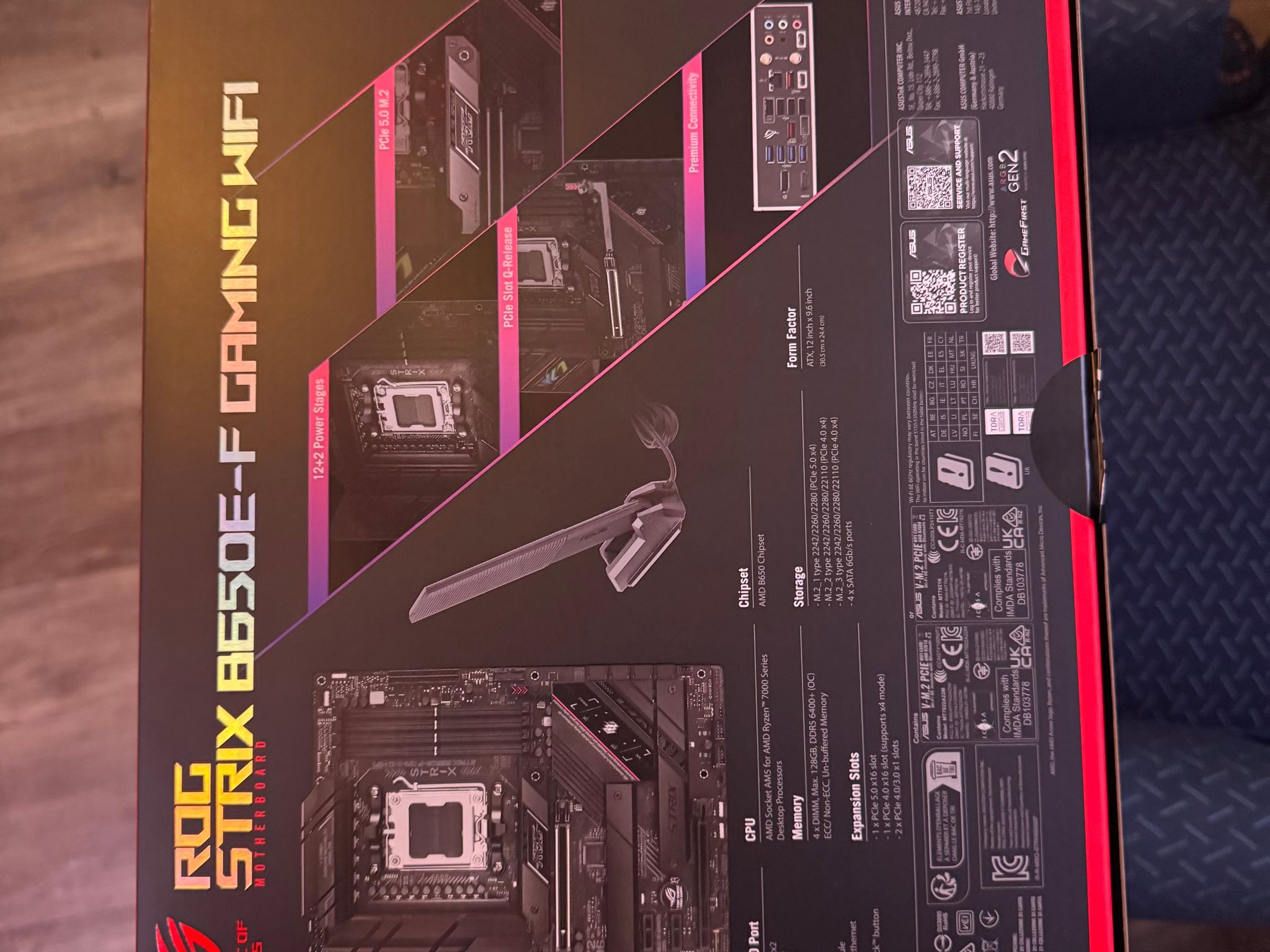 Asus Rog Strix B650E-F AMD Ryzen