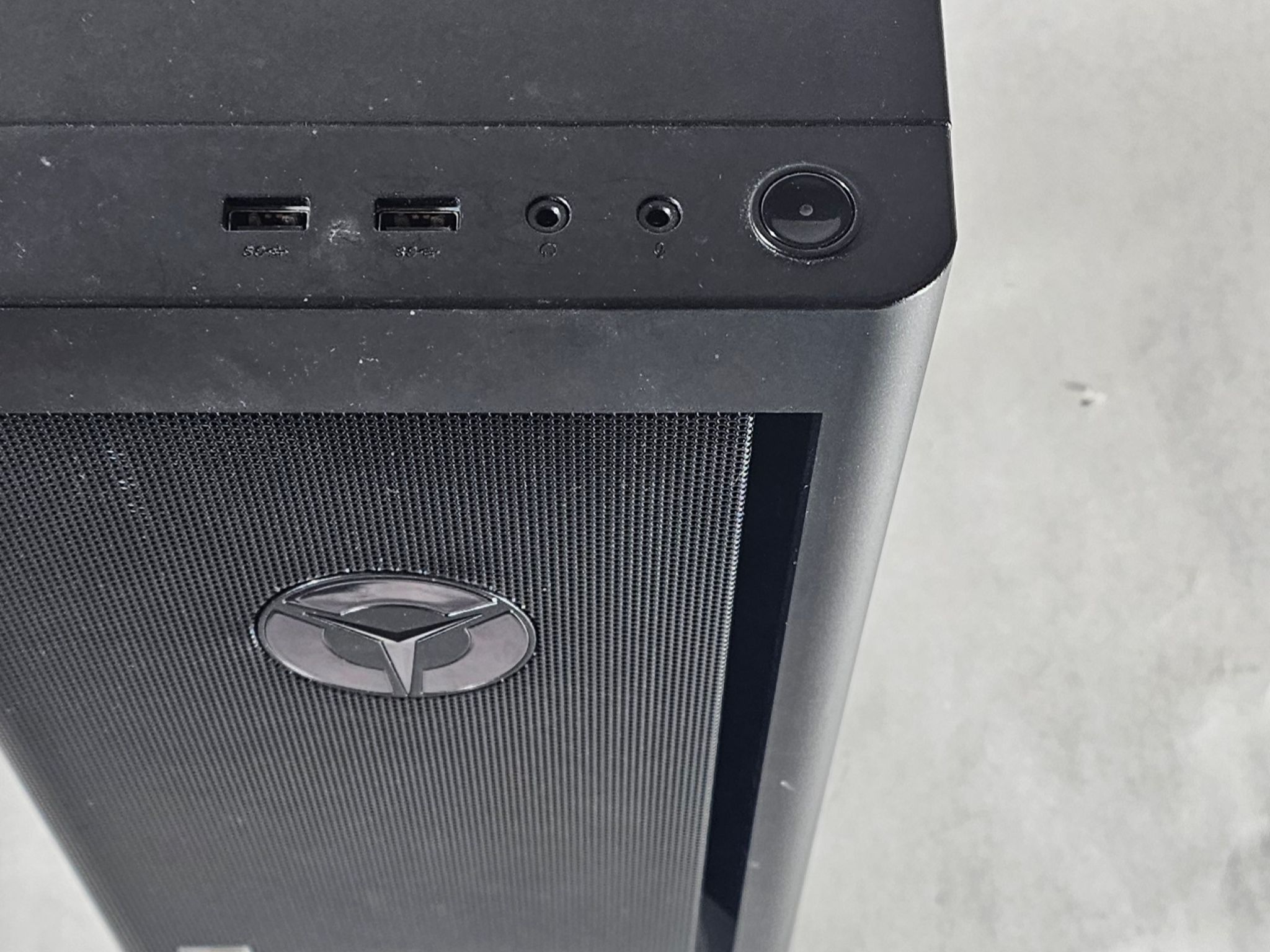 Black Lenovo Legion PC Case with Tempered Glass w/ 3 Fans