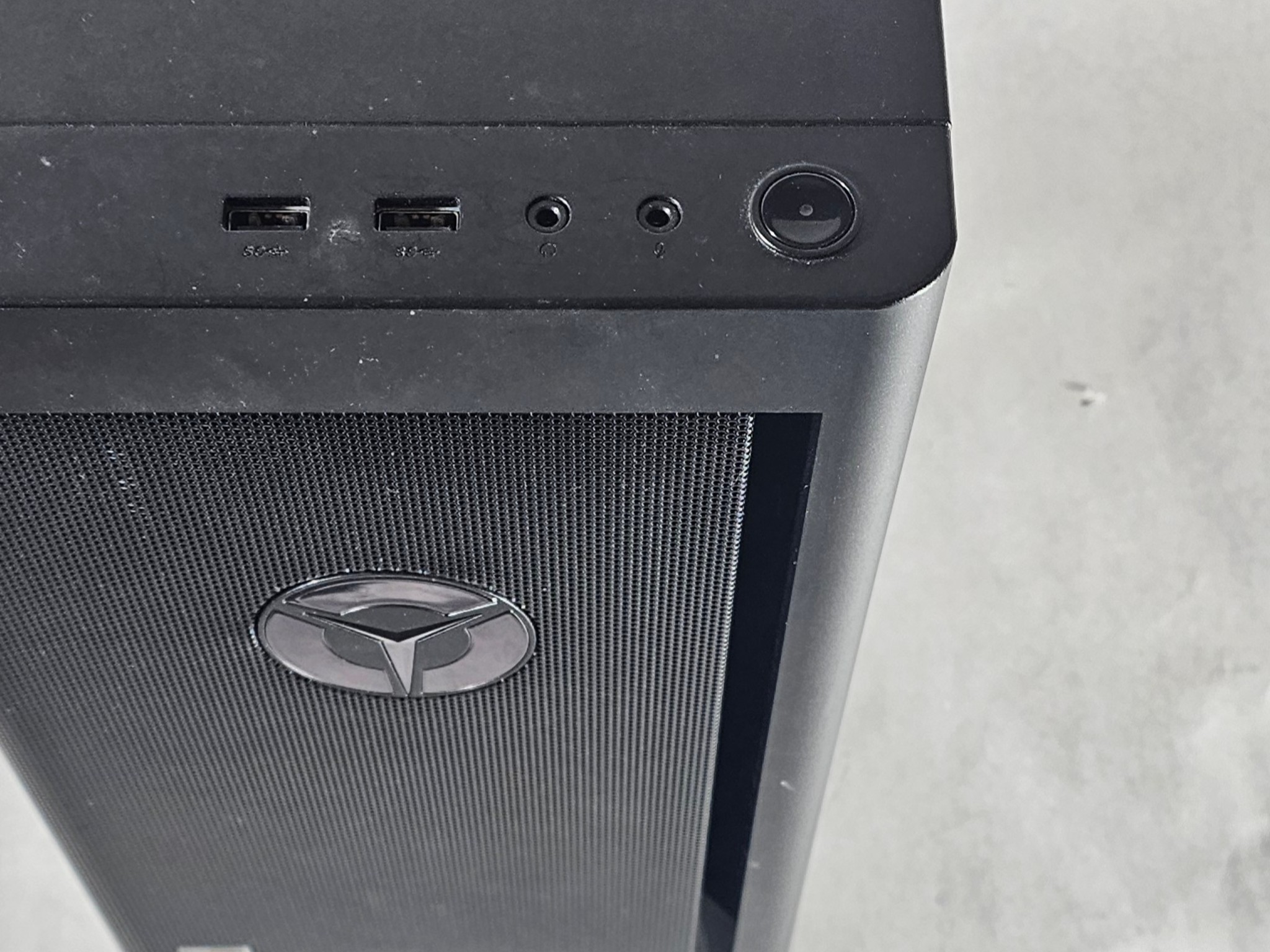 Black Lenovo Legion PC Case with Tempered Glass w/ 3 Fans