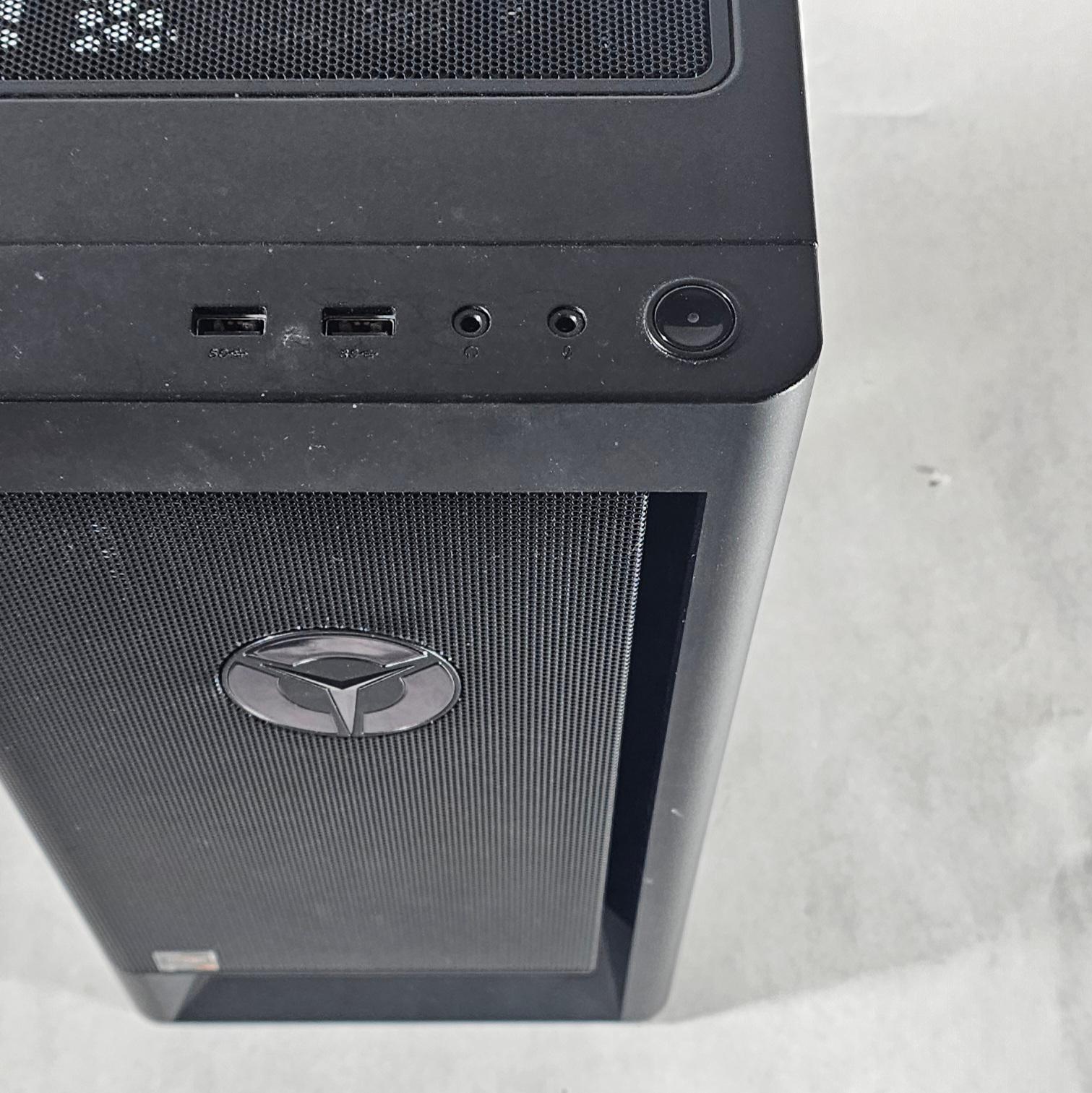 Black Lenovo Legion PC Case with Tempered Glass w/ 3 Fans