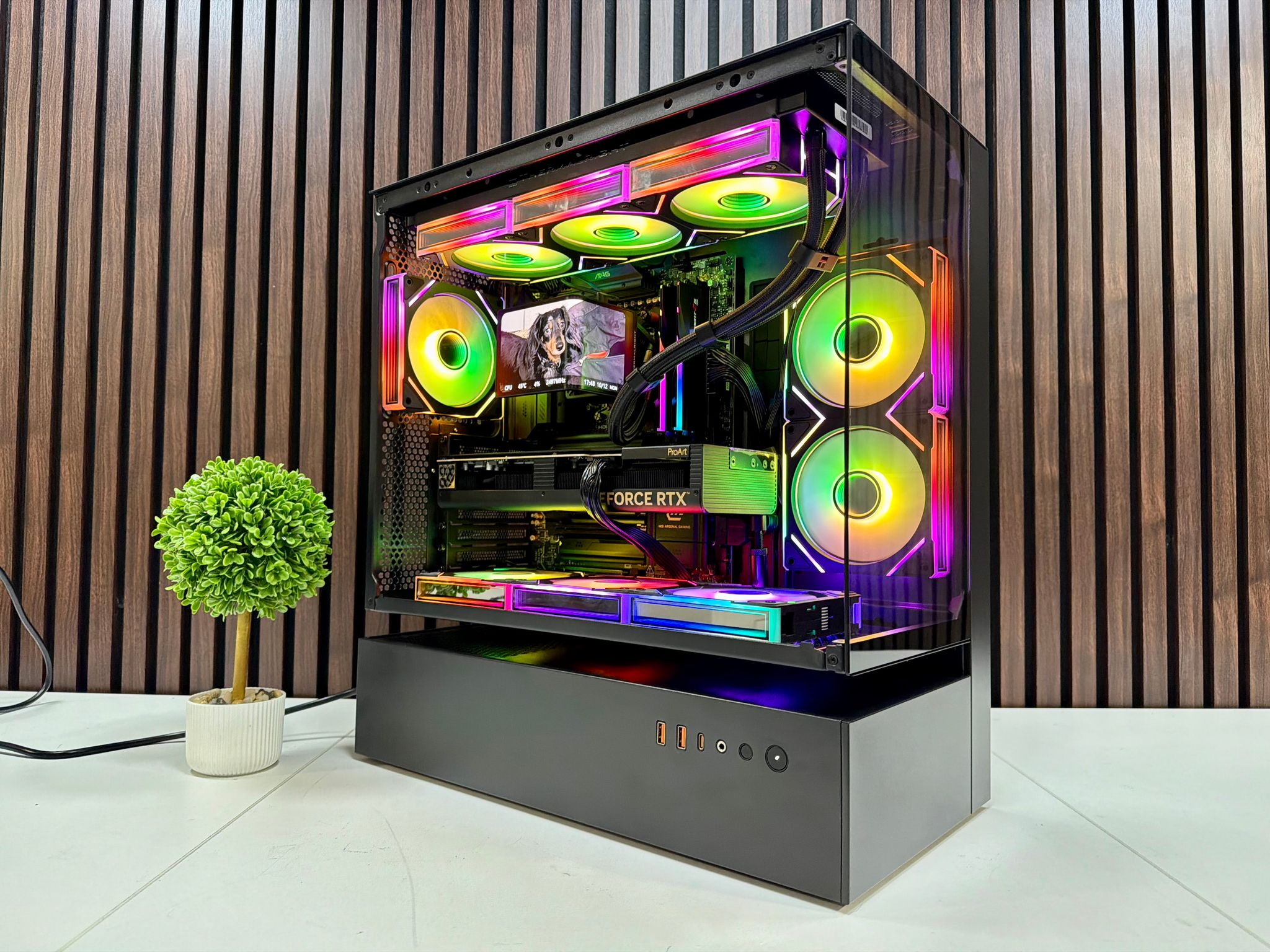 RTX 4080 Super | Ryzen 9850X3D | 32GB DDR5 | 2TB M.2 | 1300 Watt Gold PSU | LCD AIO