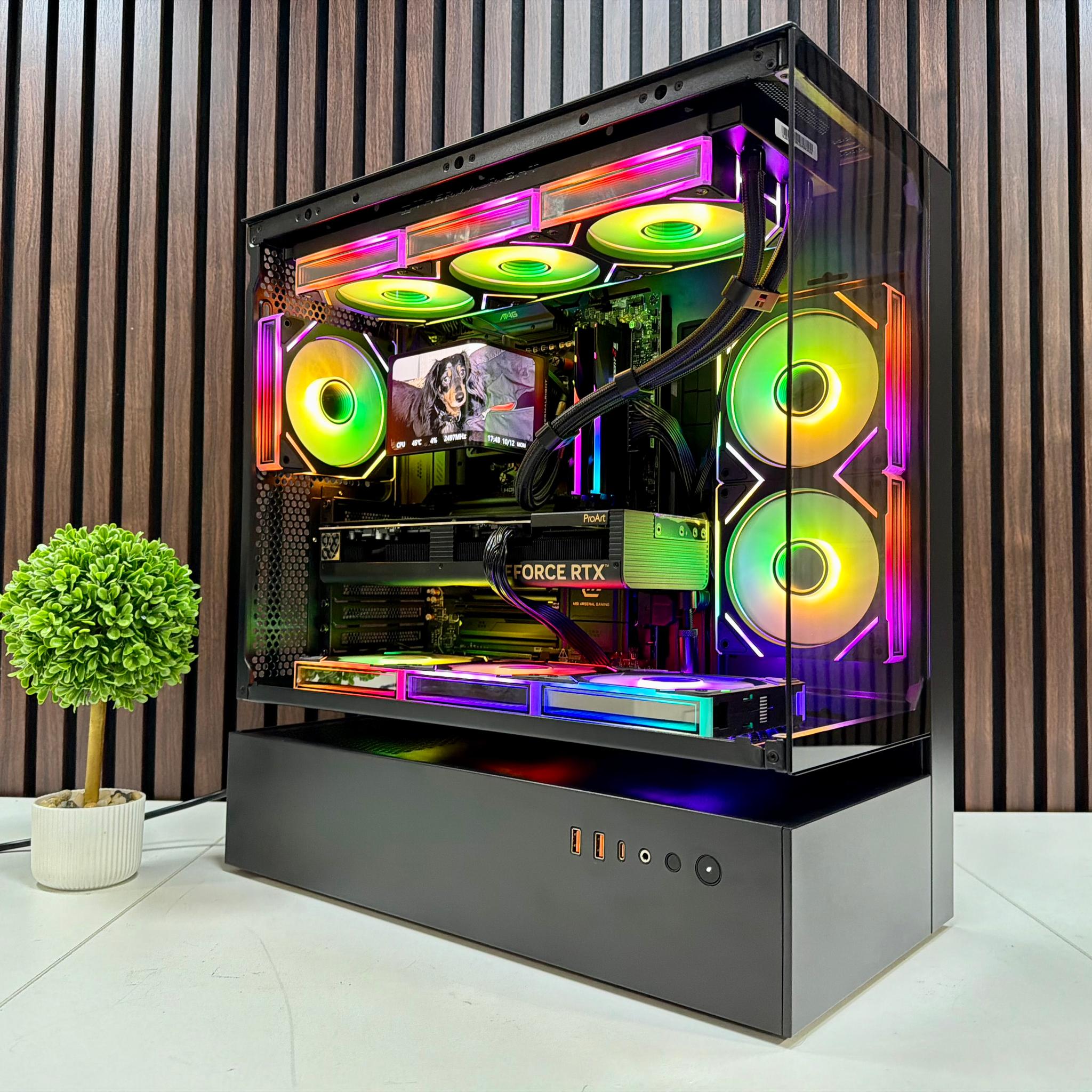 RTX 4080 Super | Ryzen 9850X3D | 32GB DDR5 | 2TB M.2 | 1300 Watt Gold PSU | LCD AIO