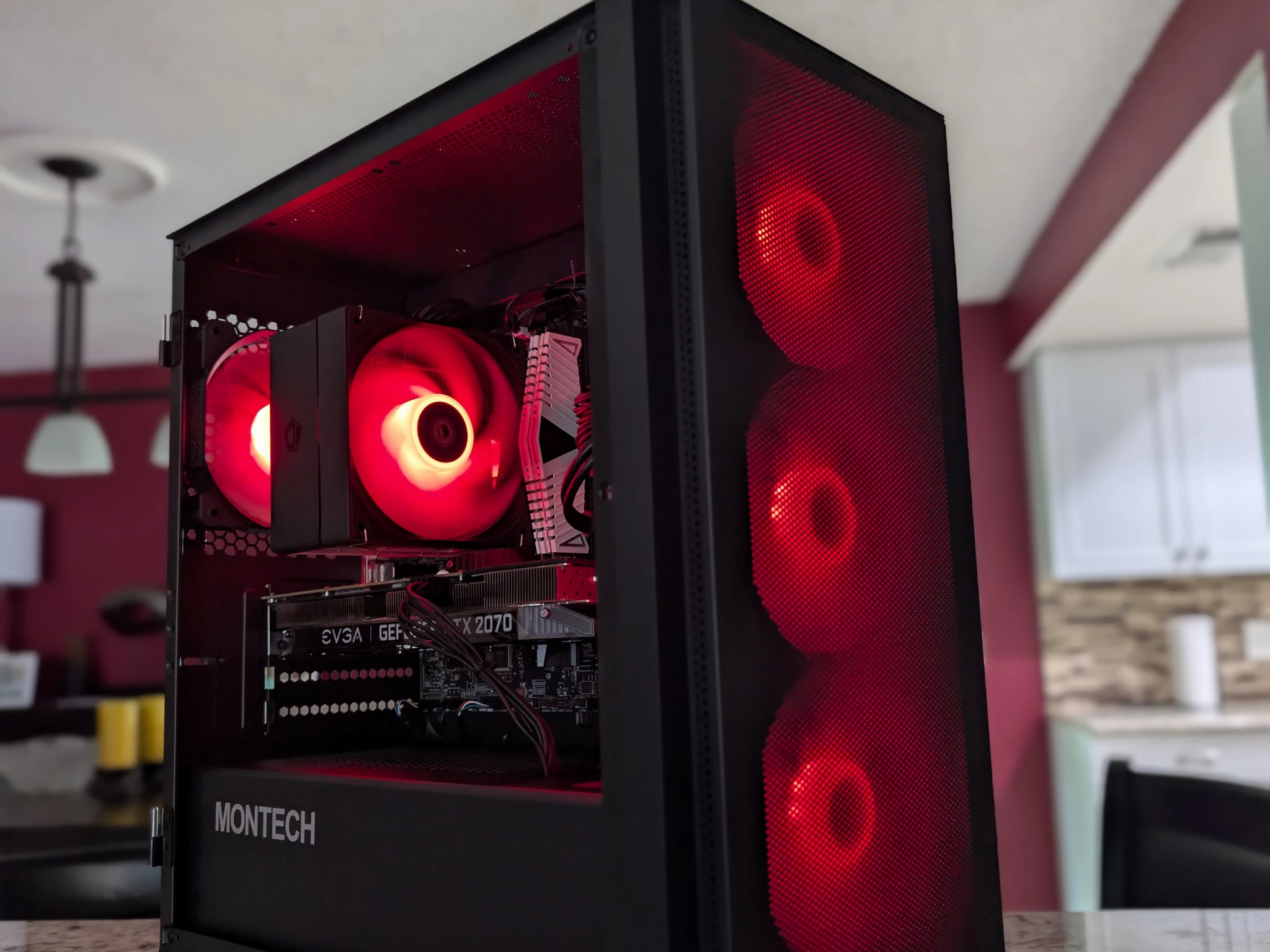 FAST RTX 2070 + i5 Custom RGB Gaming PC