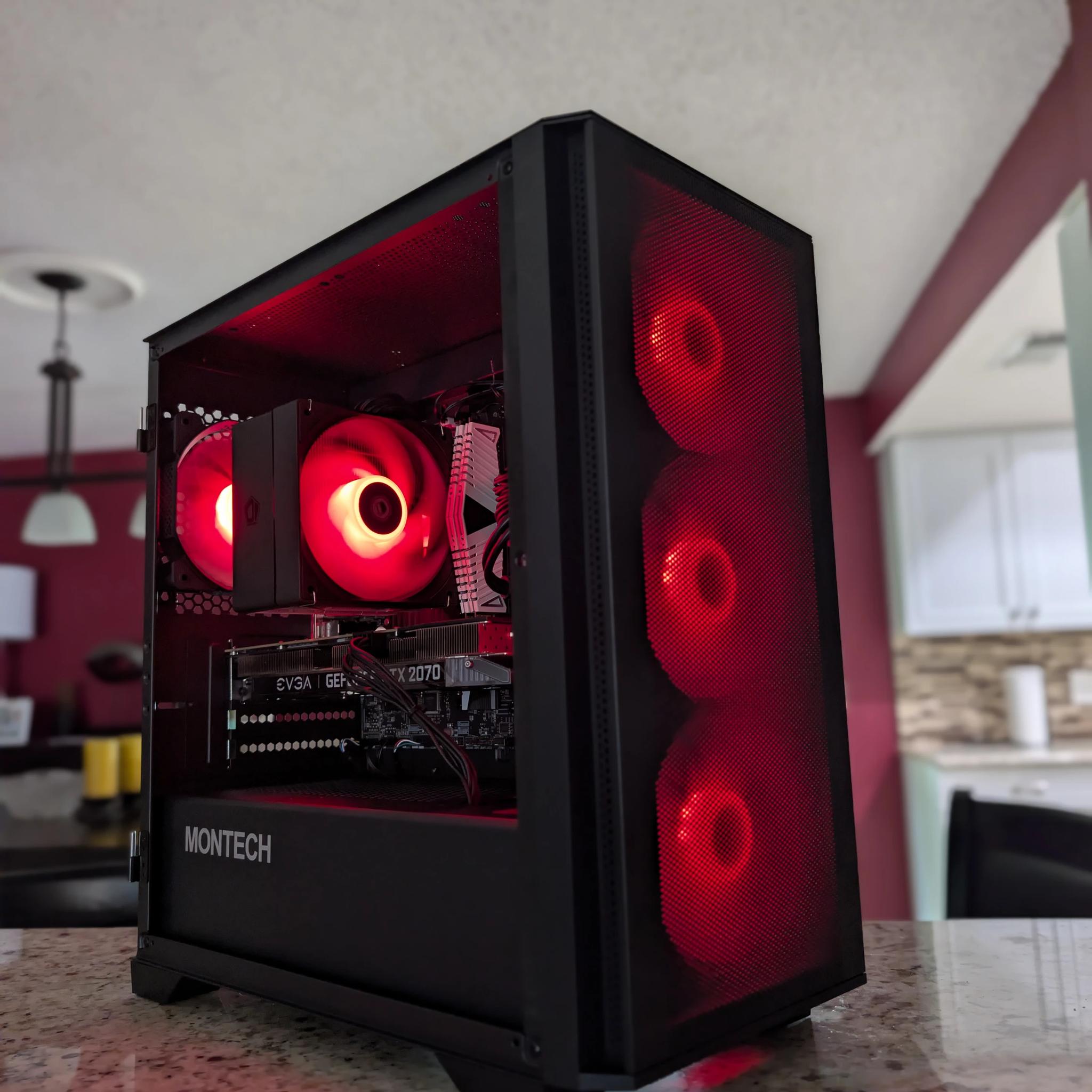 FAST RTX 2070 + i5 Custom RGB Gaming PC