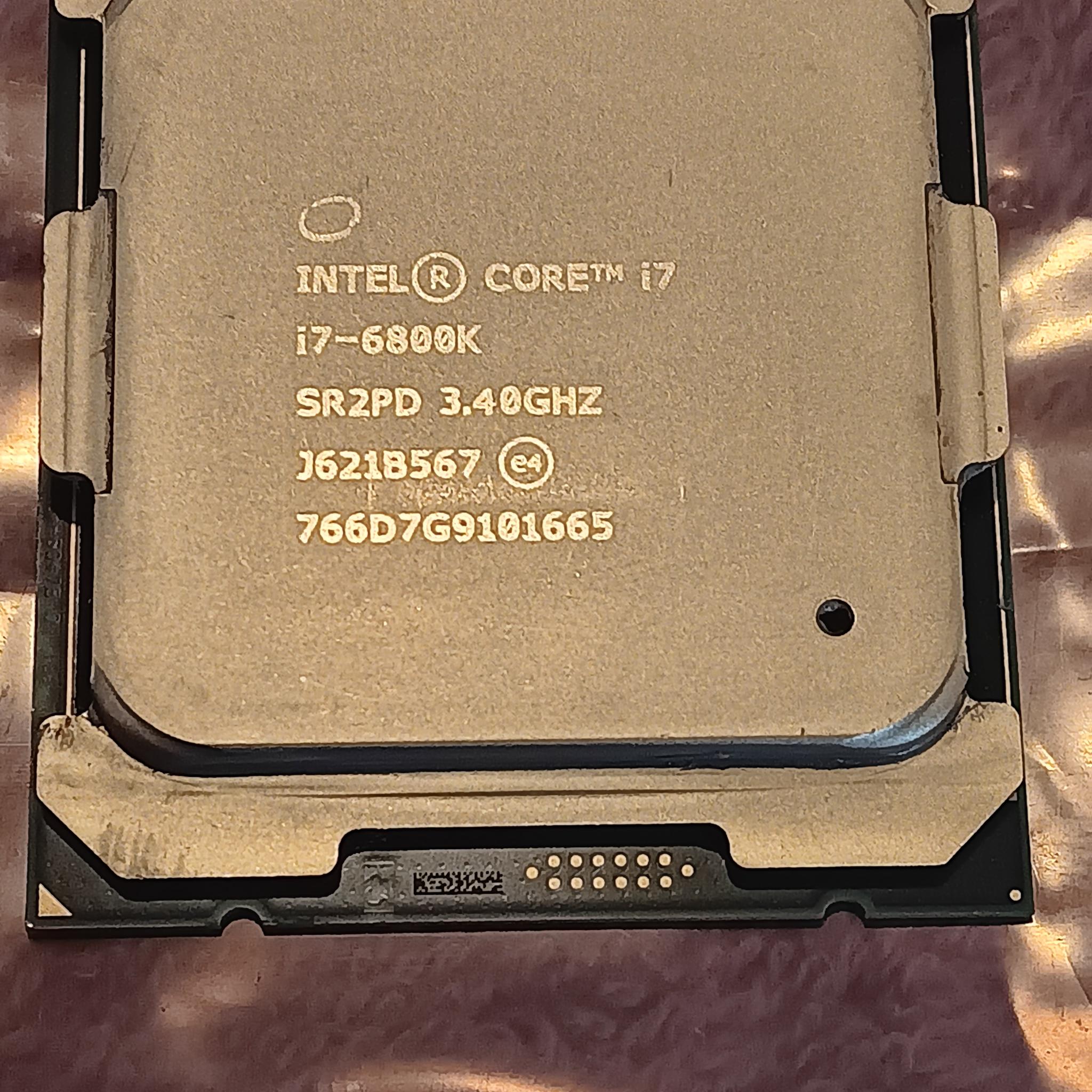 Intel Core i7-6800K (SR2PD) 3.4GHz 6 Core/12 Thread Skt 2011-3 CPU Tested