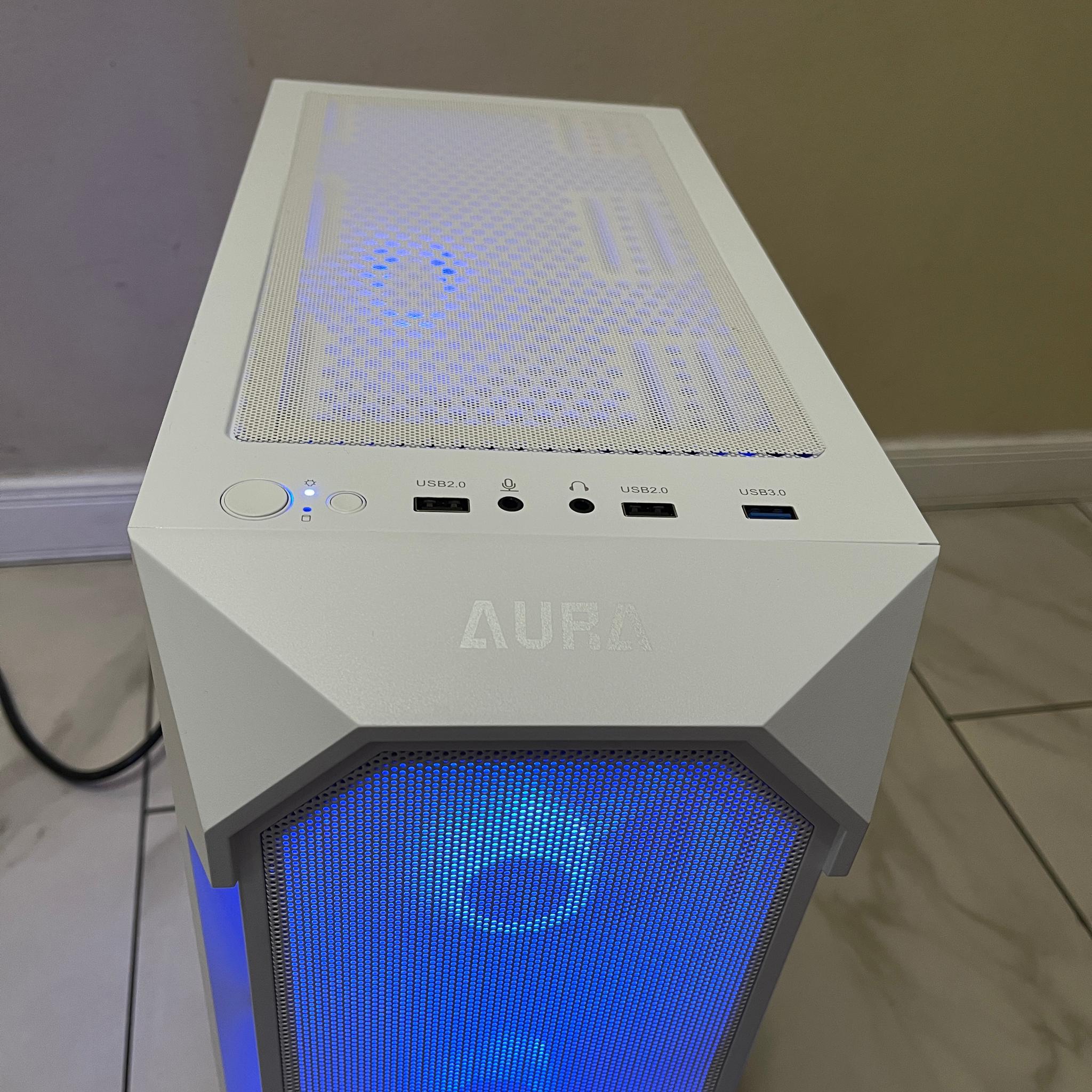 Intel i3-12100, AMD W5700 8GB, 16GB RAM, 500 GB SSD, Workstation Gaming PC w/ Wi-Fi + Bluetooth