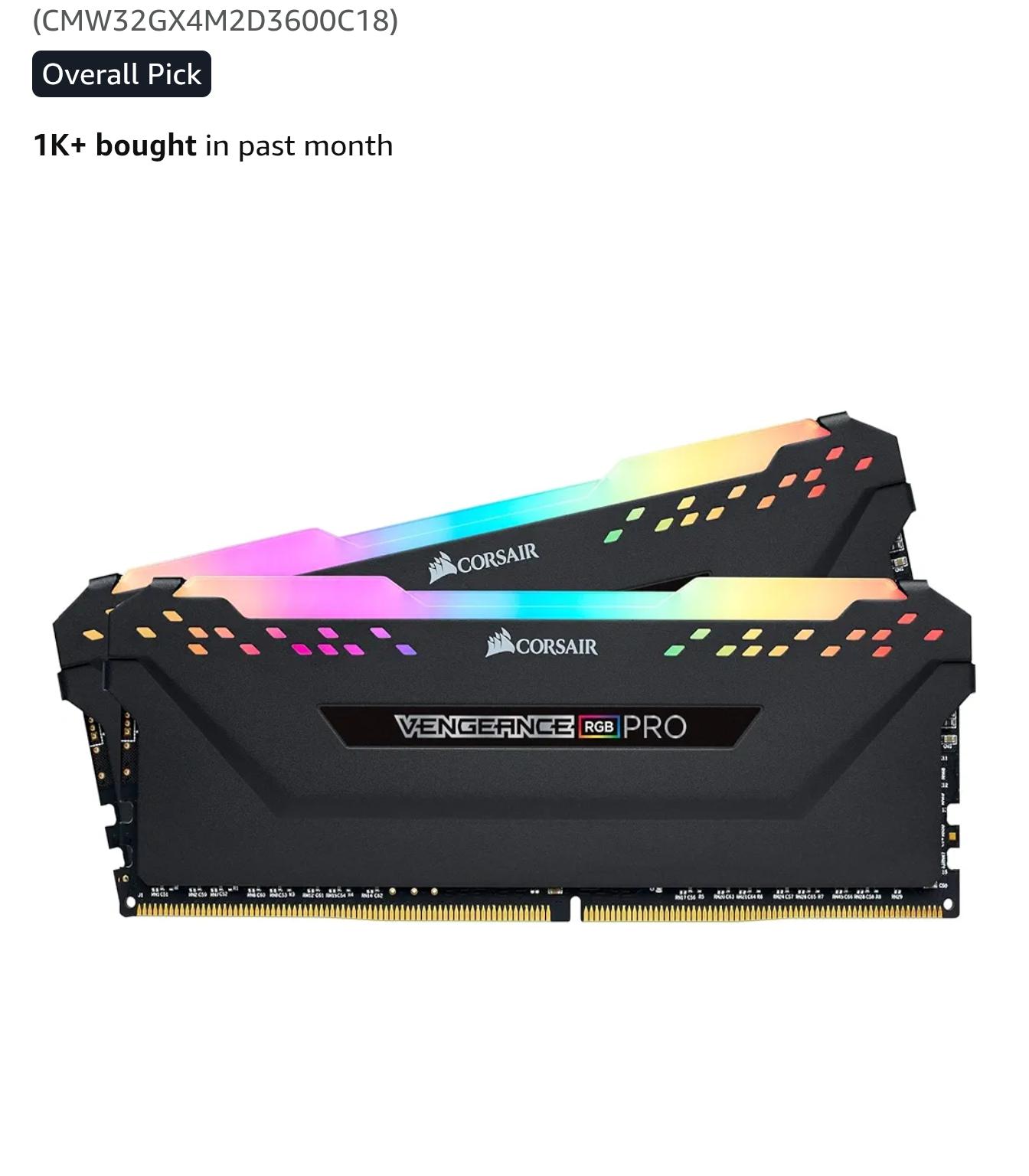 Corsair Vengeance PRO 32GB RAM RGB