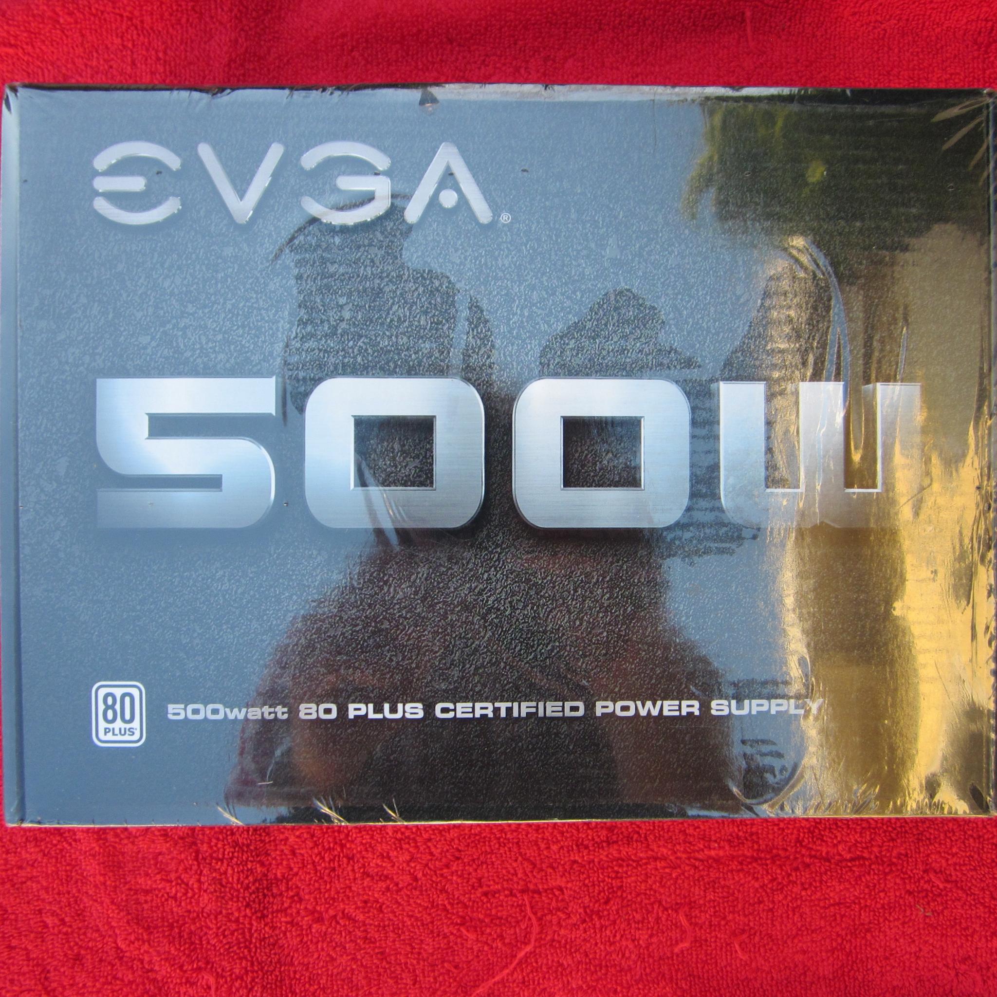 NEW SEALED! EVGA 500W 80 PLUS Power Supply