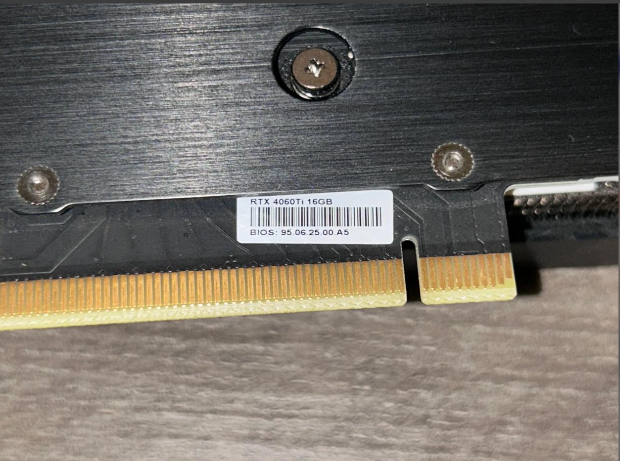 PNY 4060 Ti 16GB OC