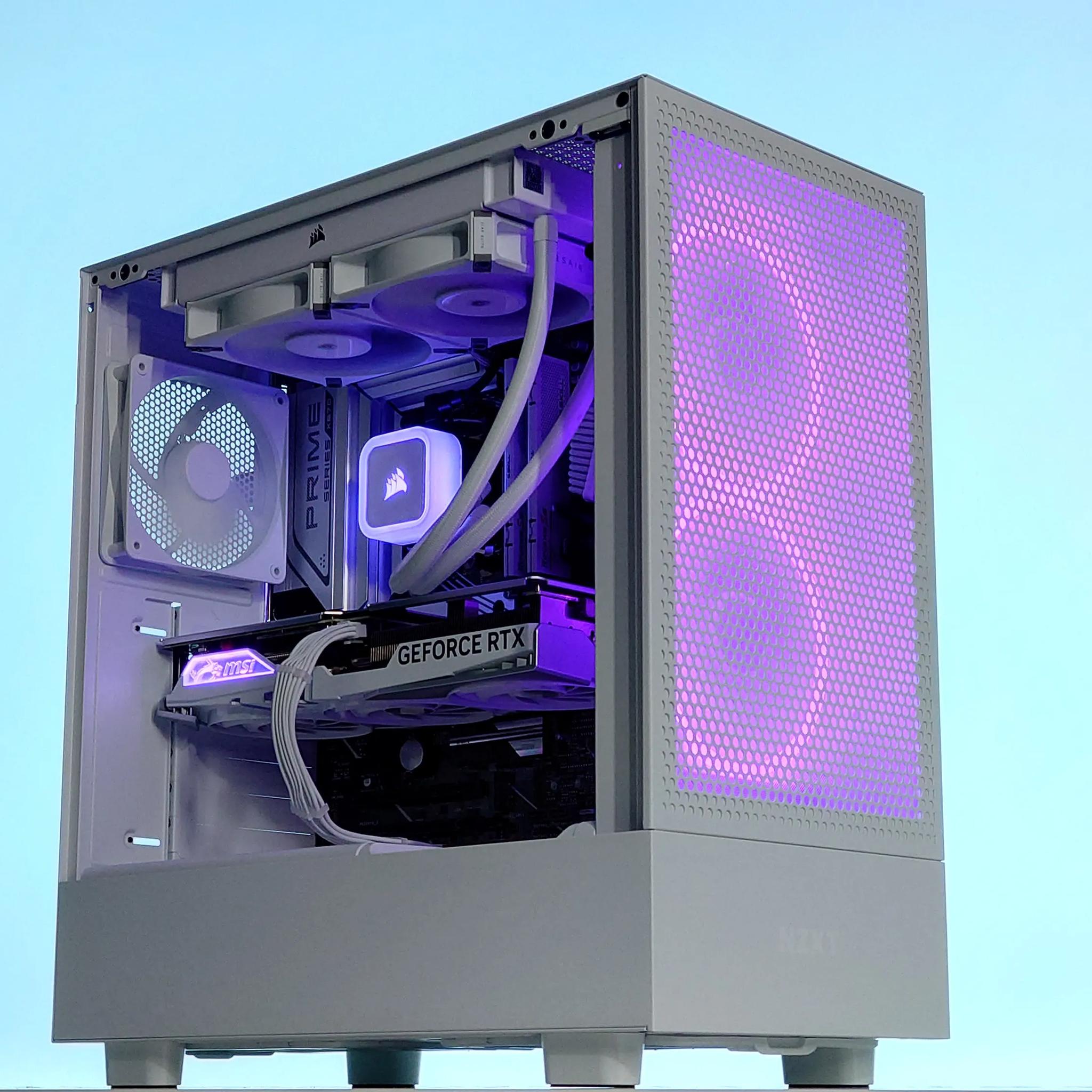 🌬️☃️Extreme Gaming PC❄️Nvidia RTX 4070 Ti 12GB❄️AMD Ryzen 7 7700❄️32GB DDR5❄️1TB NVME