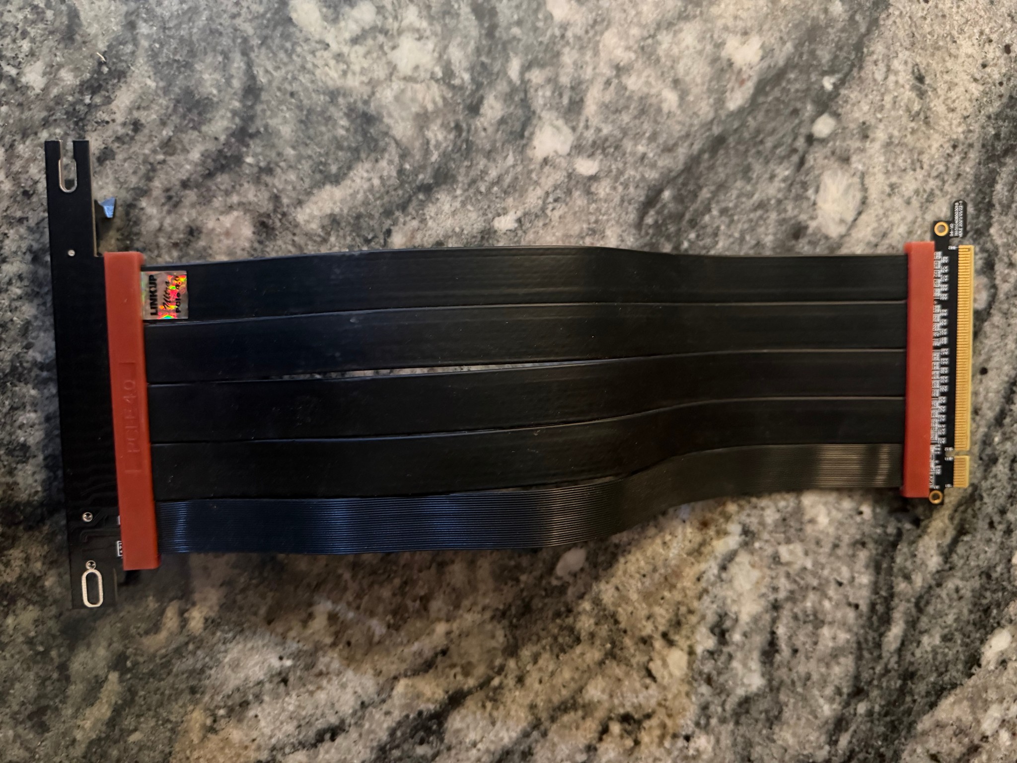 LINKUP Ultra PCIe 4.0 X16 Riser Cable Shielded Extreme High Speed Vertical Mount Gaming Gen4