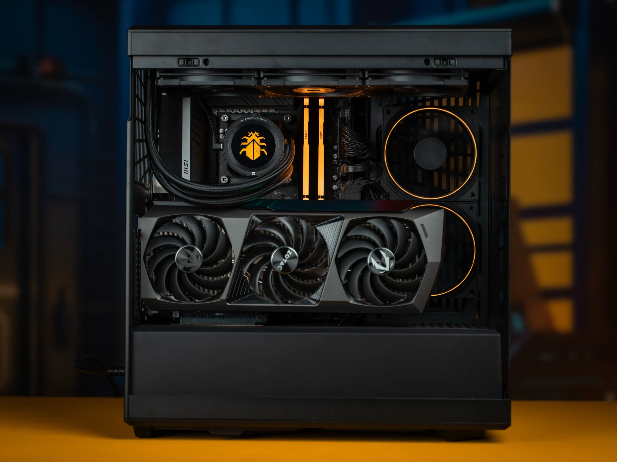 “Lucanus V1” RTX 4070 Ti Super  i7 14700F 32GB Windows 11 2TB Workstation Gaming PC