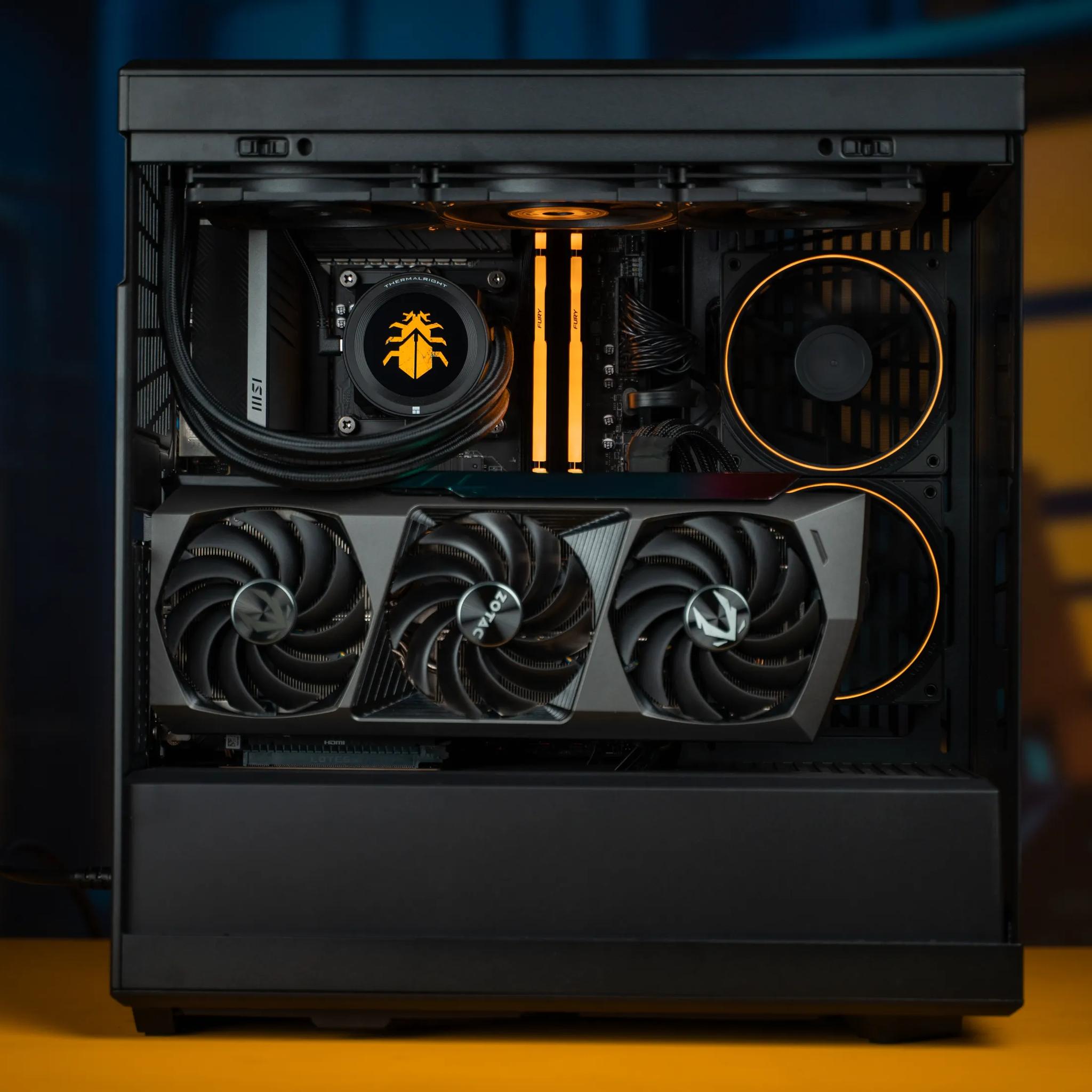 “Lucanus V1” RTX 4070 Ti Super  i7 14700F 32GB Windows 11 2TB Workstation Gaming PC