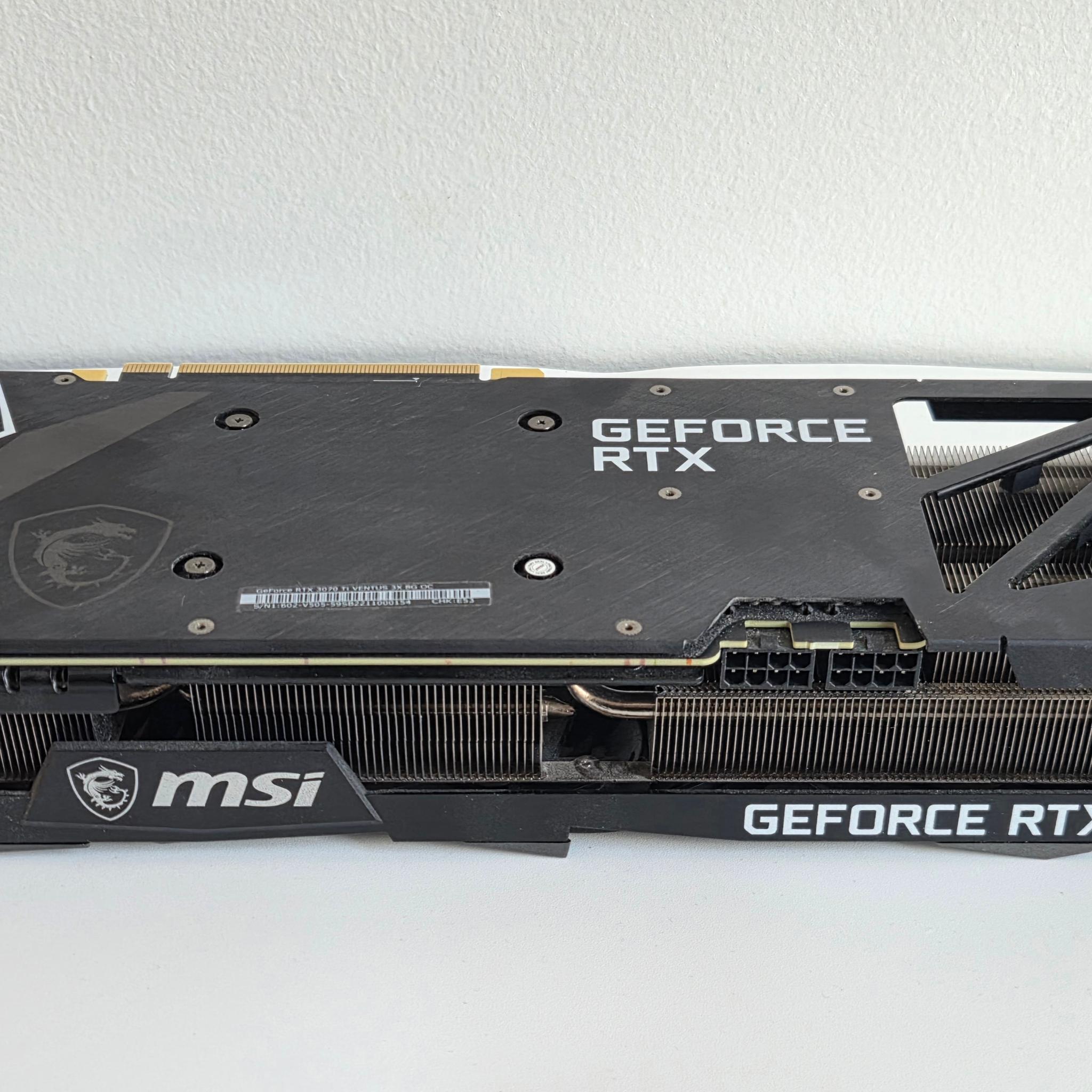 MSI GeForce RTX 3070 Ti VENTUS 3x 8G OC - 8GB GDDR6X, 1800 MHz