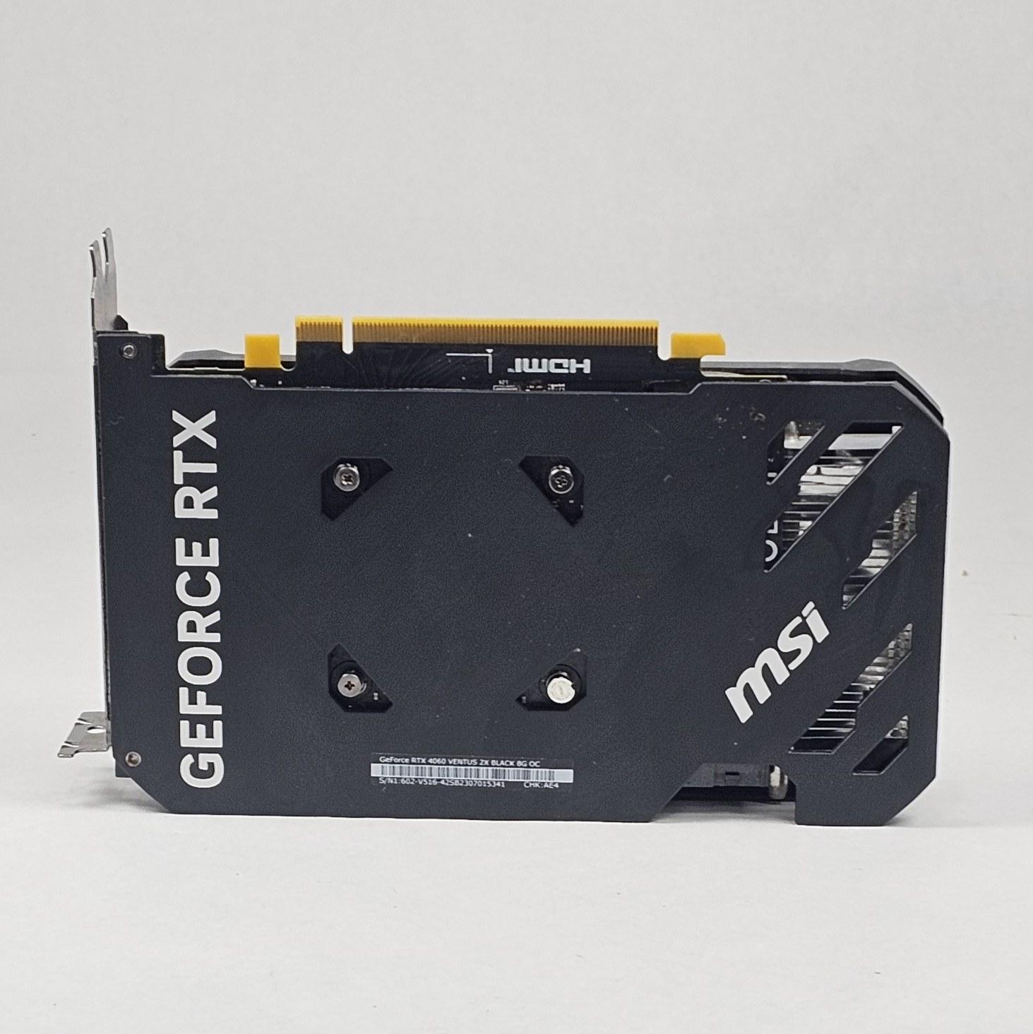 RTX 4060 MSI Ventus 2X Black OC 8GB