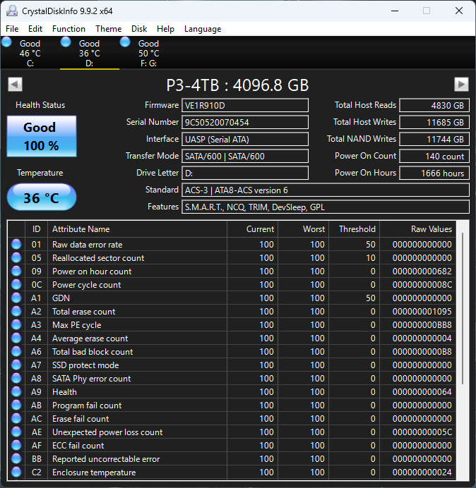 ☆★ 4tb 2.5 ssd Kingspec ★☆