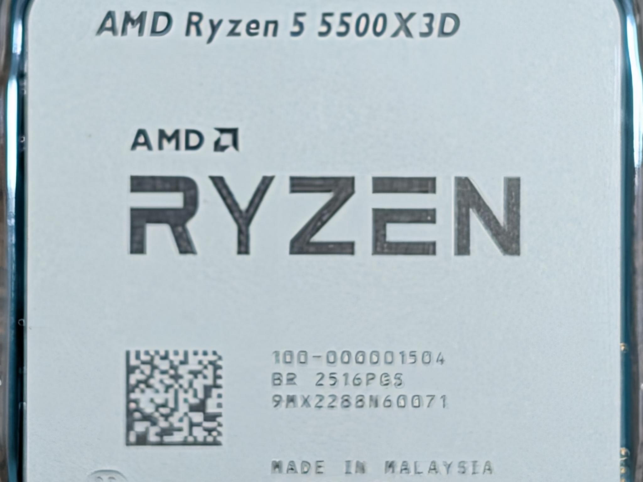 AMD Ryzen 5 5500X3D CPU
