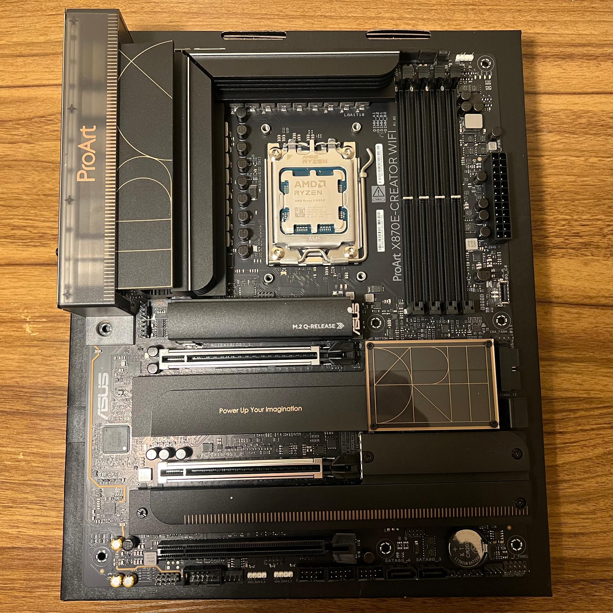 Ryzen 9 9950X + ASUS ProArt X870E-CREATOR WIFI ATX Motherboard Bundle