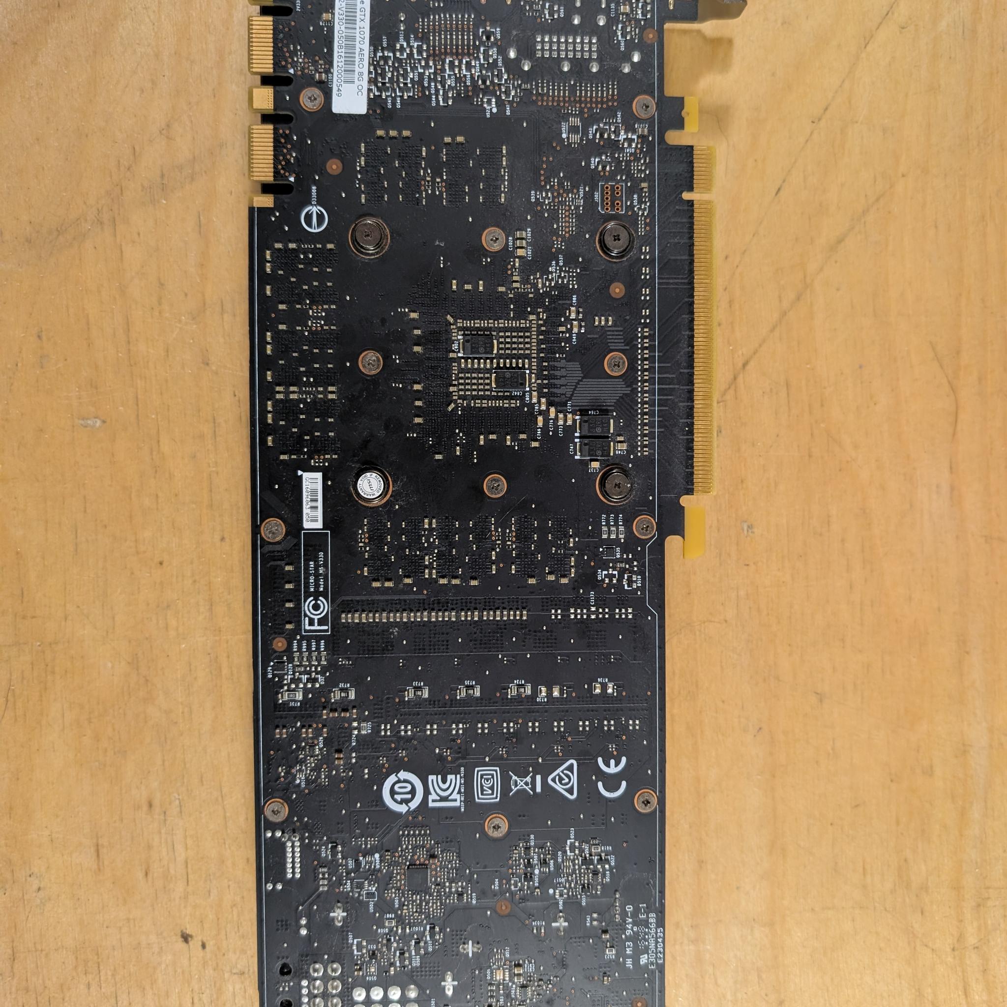 MSI Nvidia GTX 1070 8GB