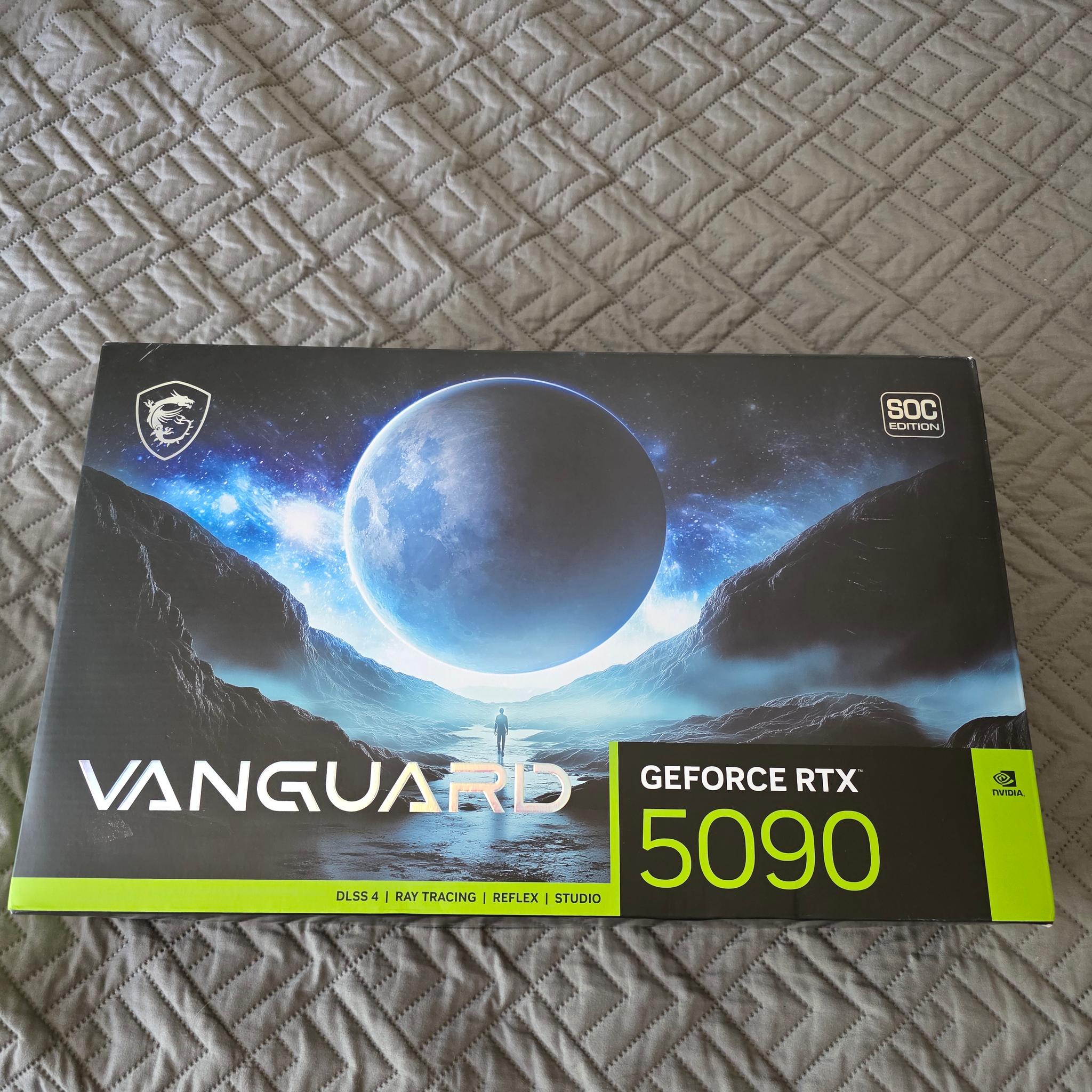 MSI RTX 5090 VANGUARD SOC 32G Light used