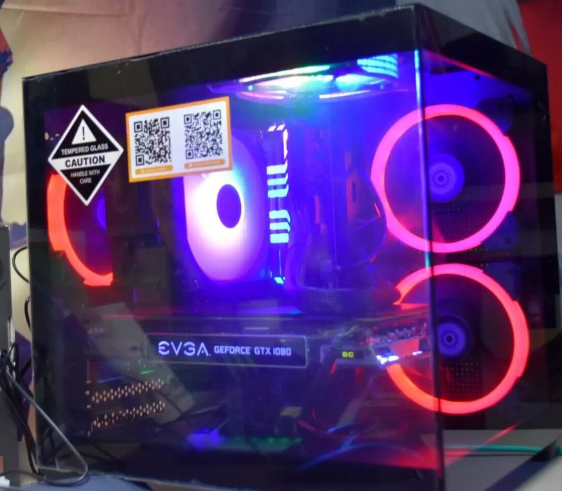 Gaming PC Intel I 5 9400 16 GB of RAM RGB GPU 1080 8 GB 1TB NVME+ 500GB HHD Custom built