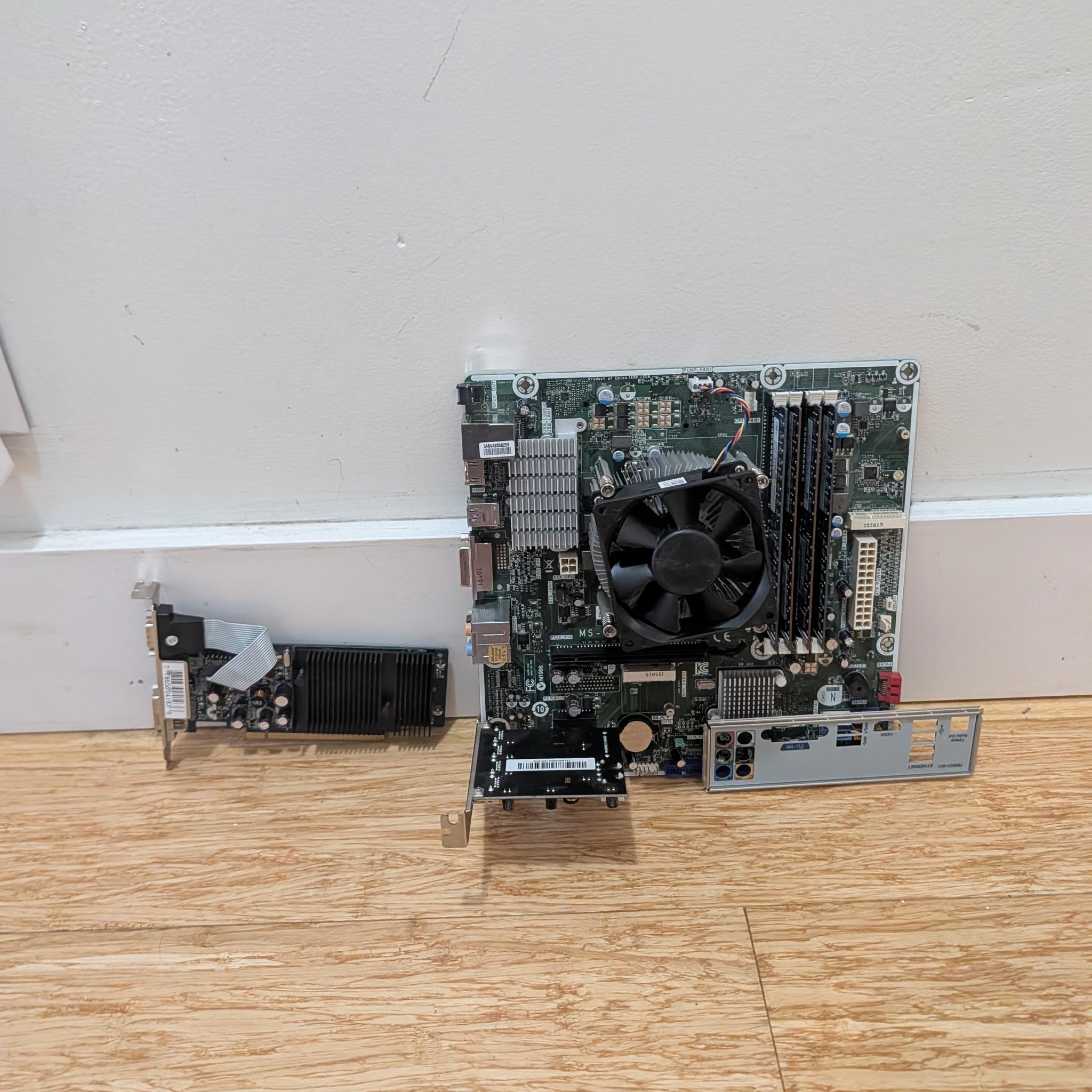 Motherboard Combo| LGA 1150 | I3 4130 | 8GB | GeForce 6500 | USB 3.0 expansion |