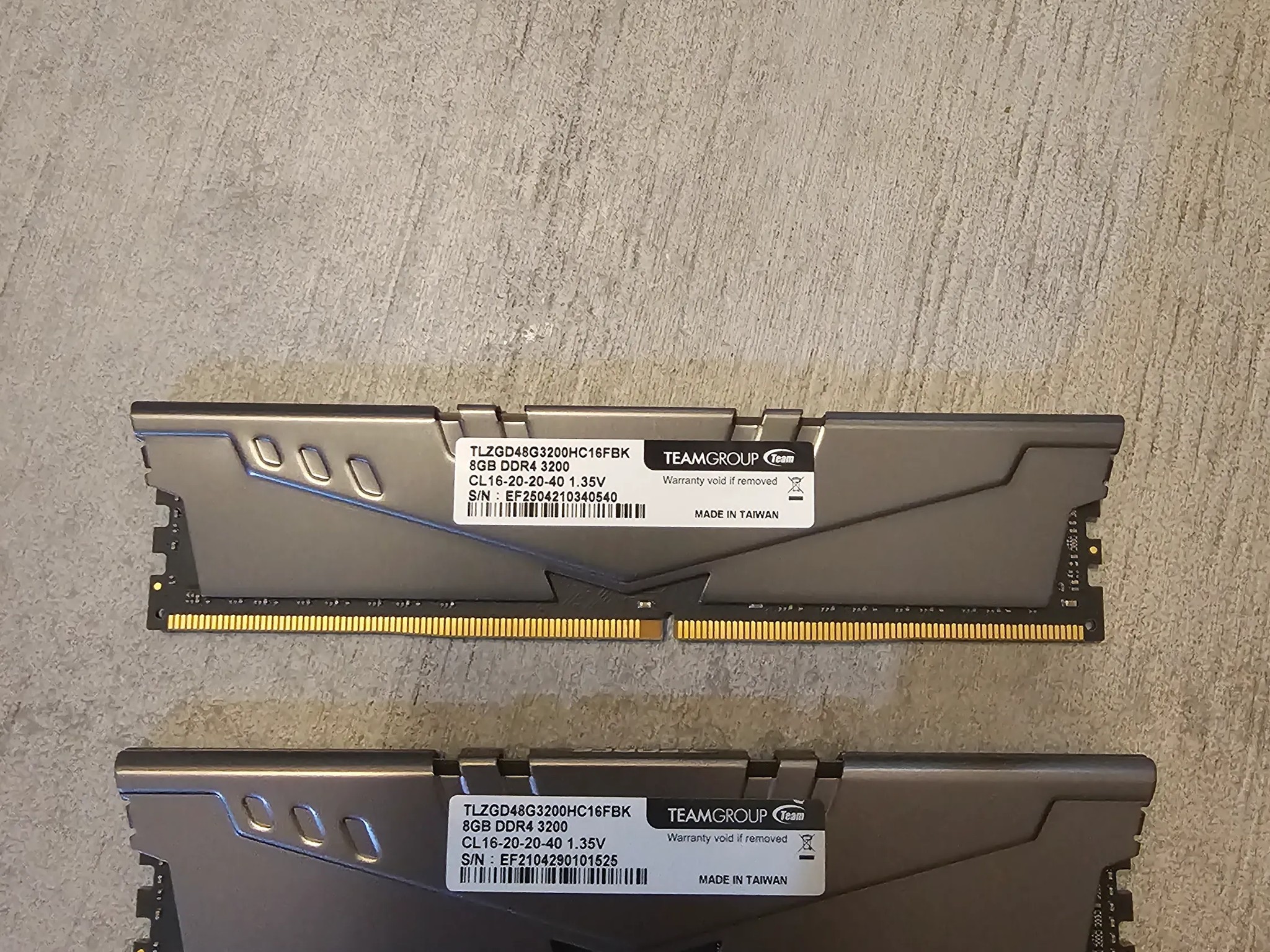 16GB DDR4 3200 CL16 TEAM GROUP RAM