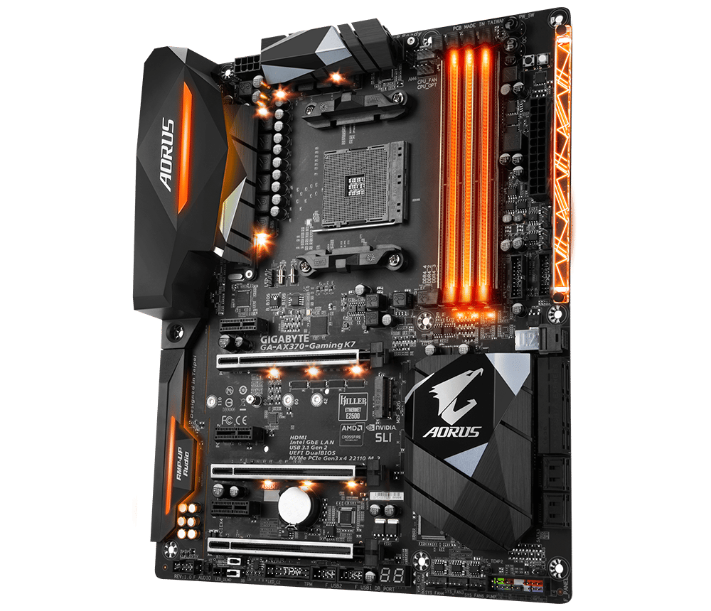 Gigabyte AORUS GA-AX370-Gaming K7 Motherboard Bundle