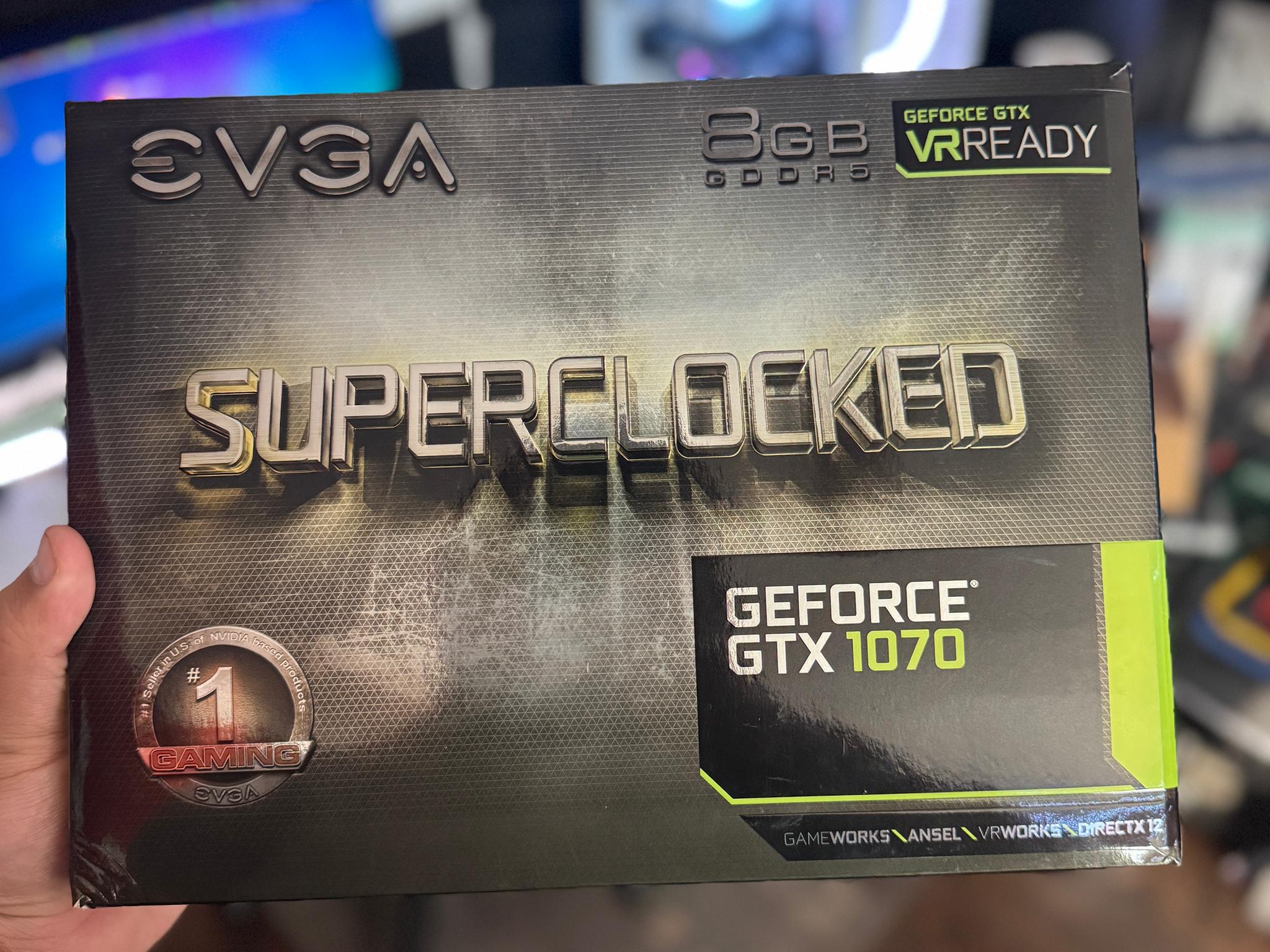 BOX ONLY - EVGA GeForce GTX 1070 ACX