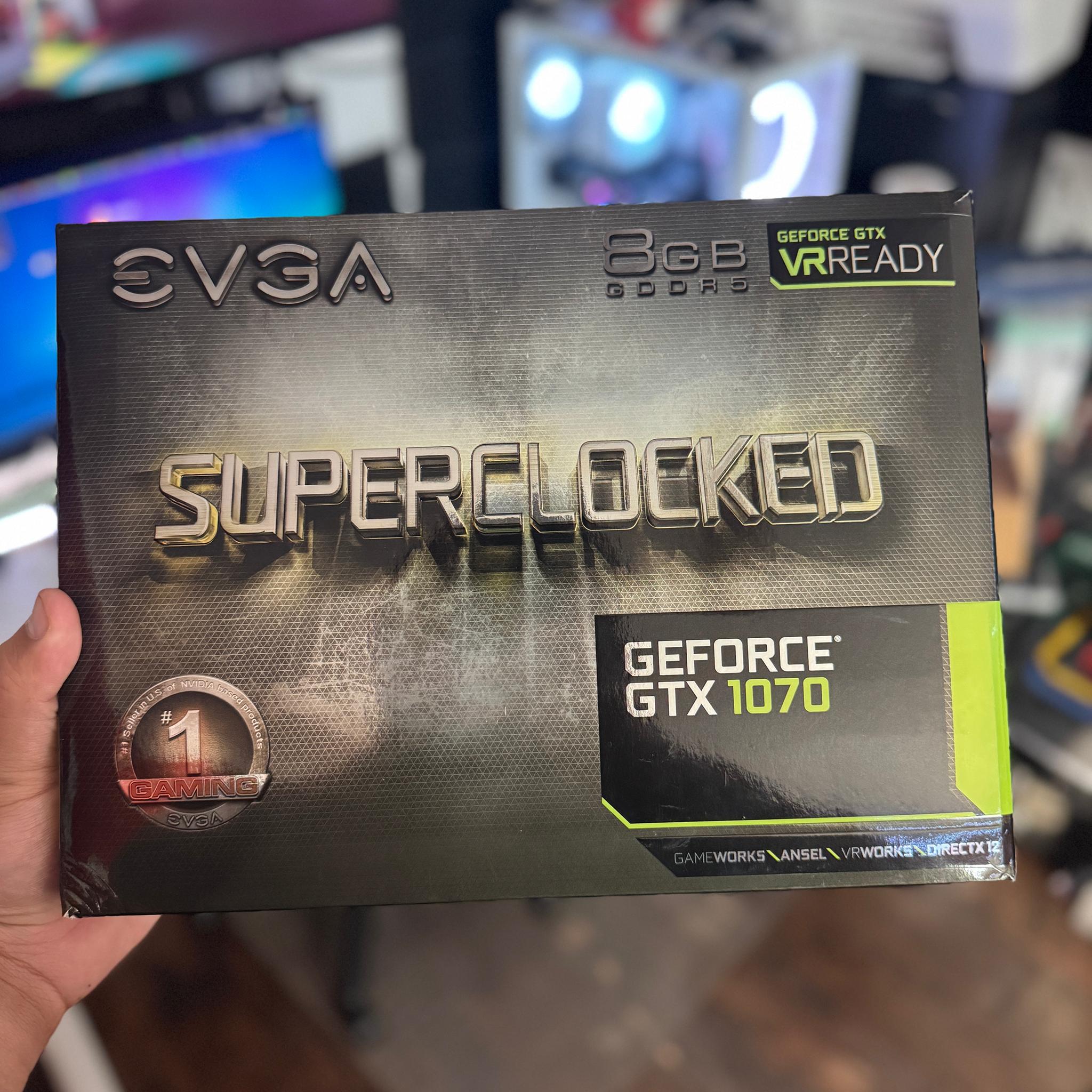 BOX ONLY - EVGA GeForce GTX 1070 ACX