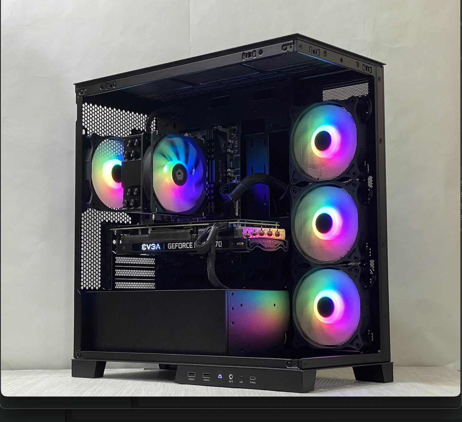 RTX 3070, Ryzen 5 5600, 32GB DDR4, 1TB NVMe SSD, WiFi - Gaming PC w/ Windows Activated
