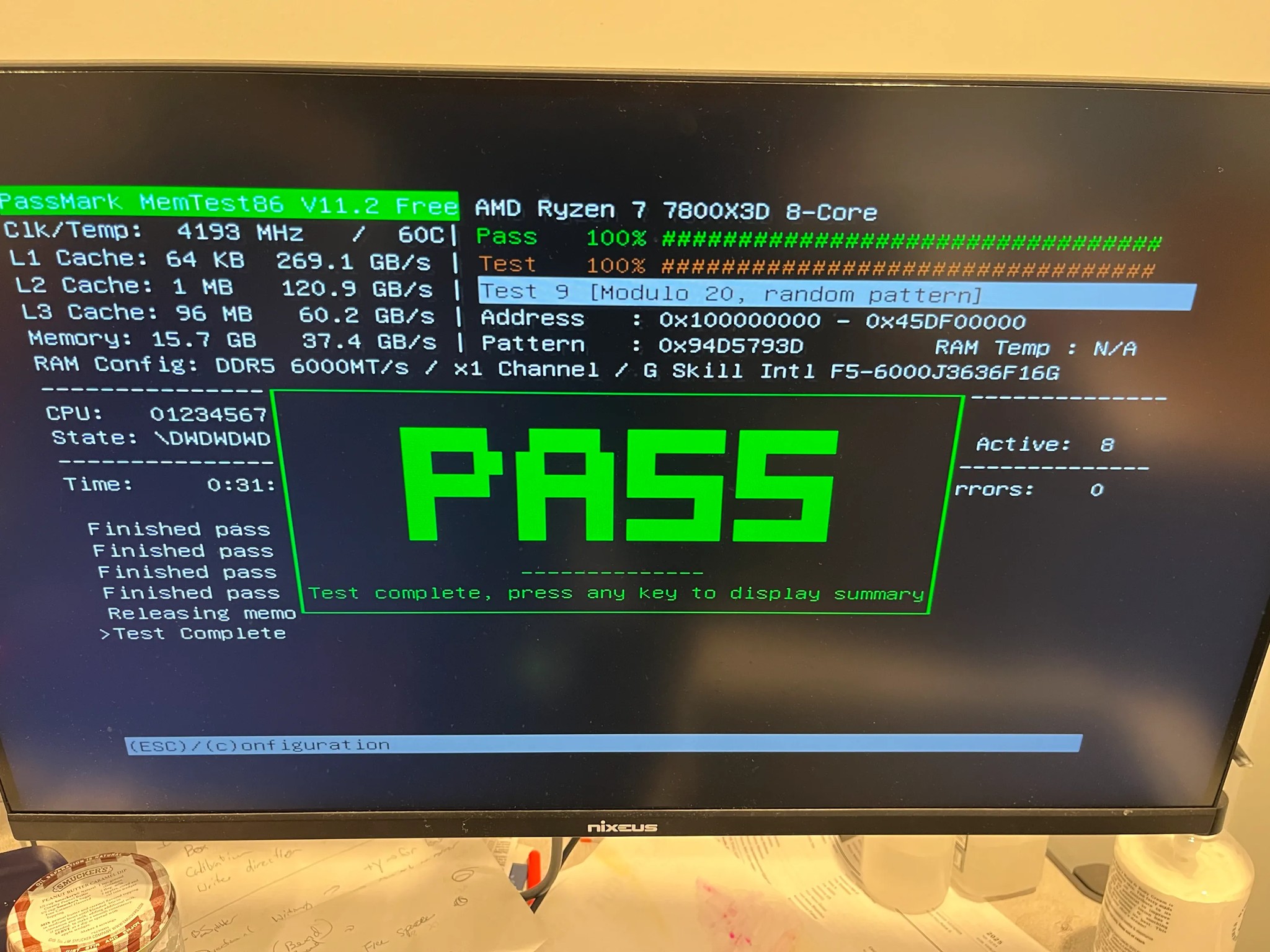 G.Skill DDR5 6000 MT/s 1x16G