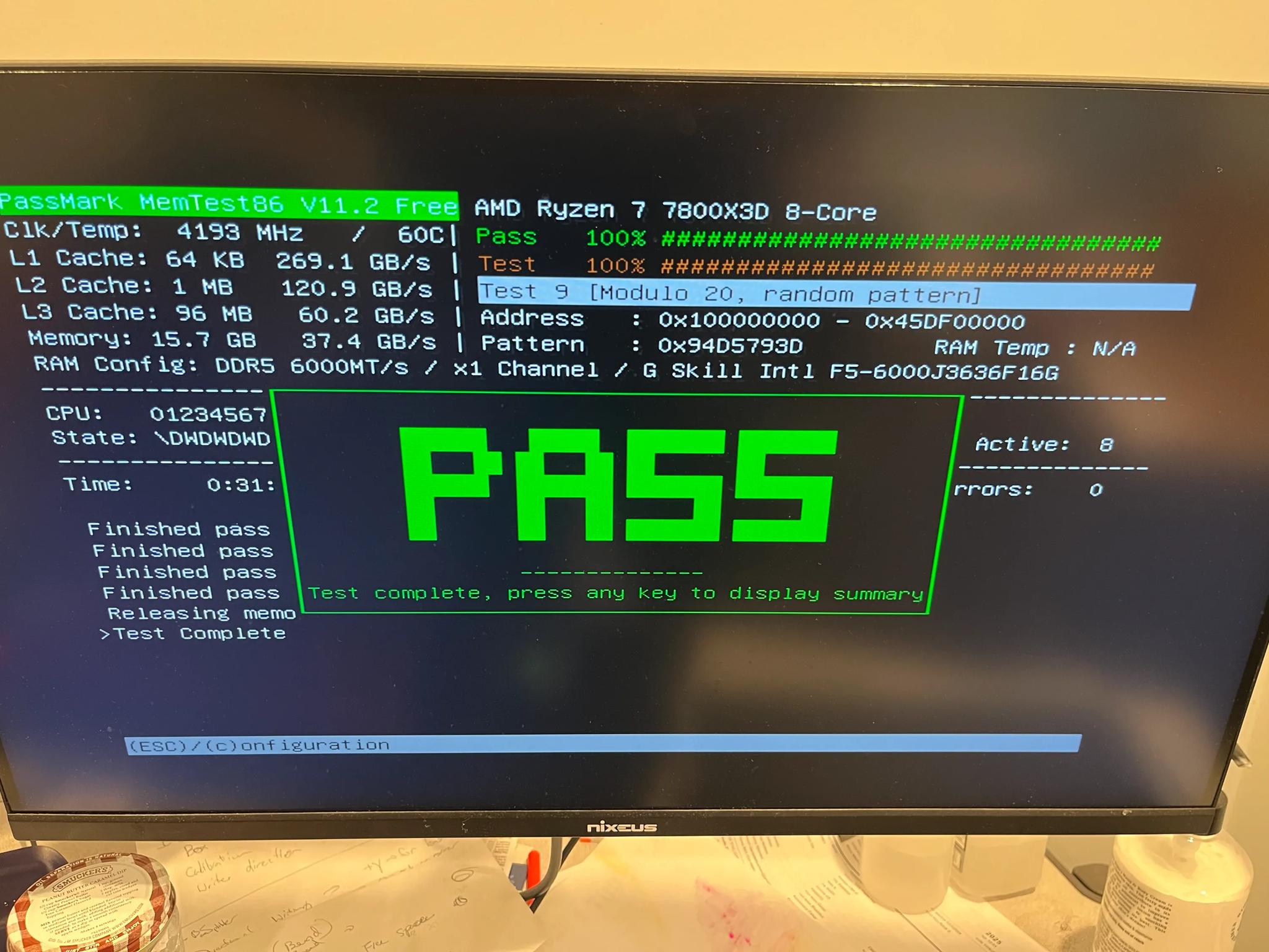 G.Skill DDR5 6000 MT/s 1x16G
