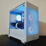⚡Great Value White Gaming PC - Intel Xeon 10-cores ● 16GB RAM ● 512GB SSD ● Wi-Fi ● AMD RX 580 8GB