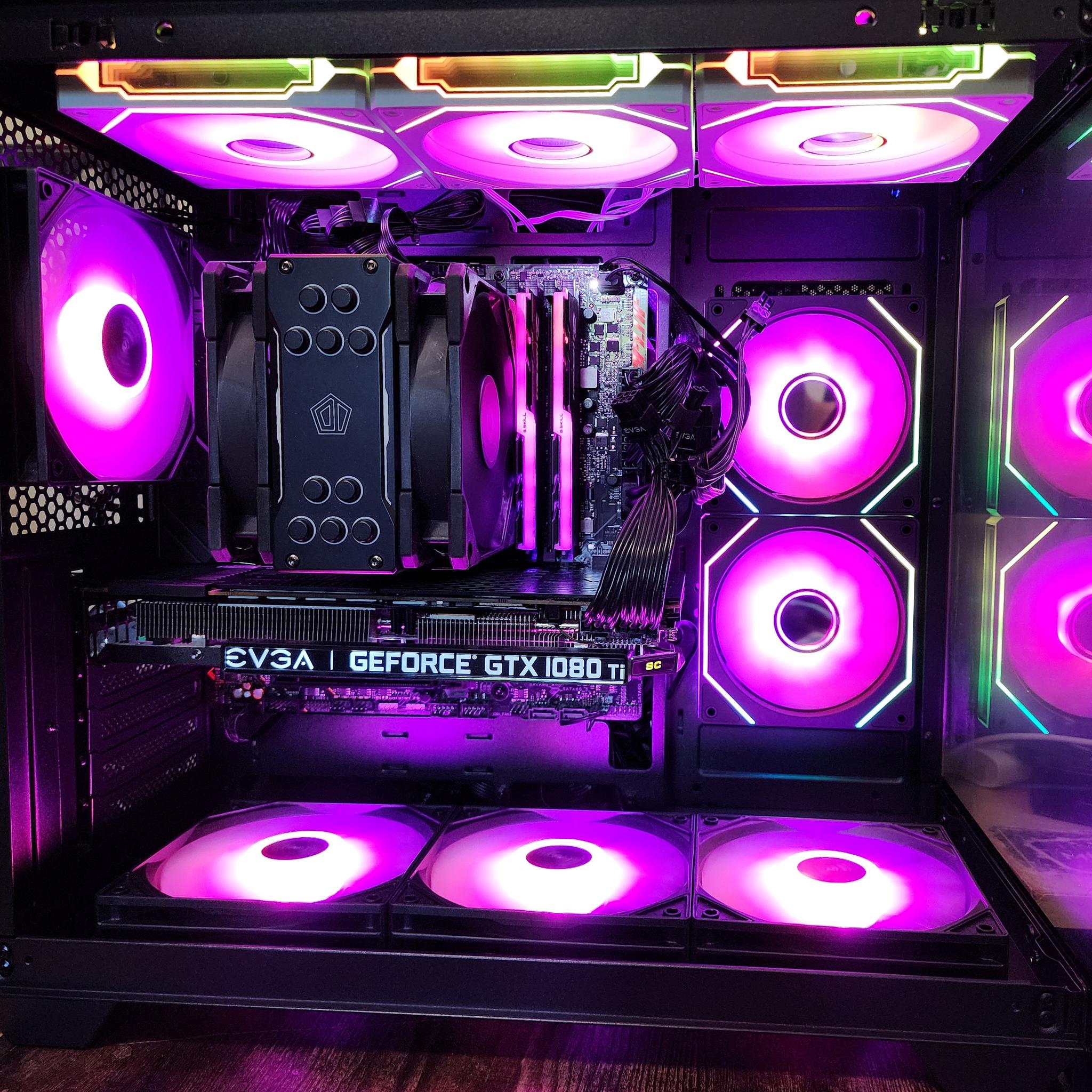 Gaming PC i5 12400 GeForce 1080 ti EVGA Gaming SC 32GB Ram New Build