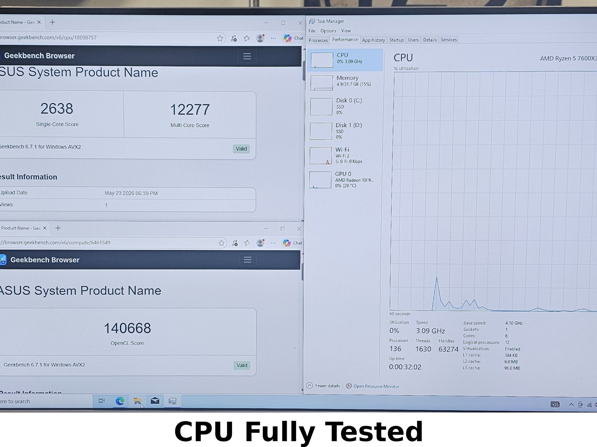 AMD Ryzen 5 7600X3D AM5